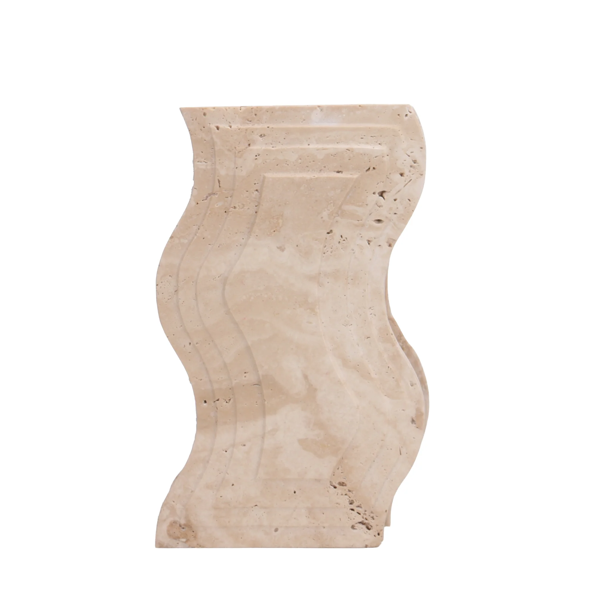 CAC10694-KM Curve Marble Base - Beige - Image 10