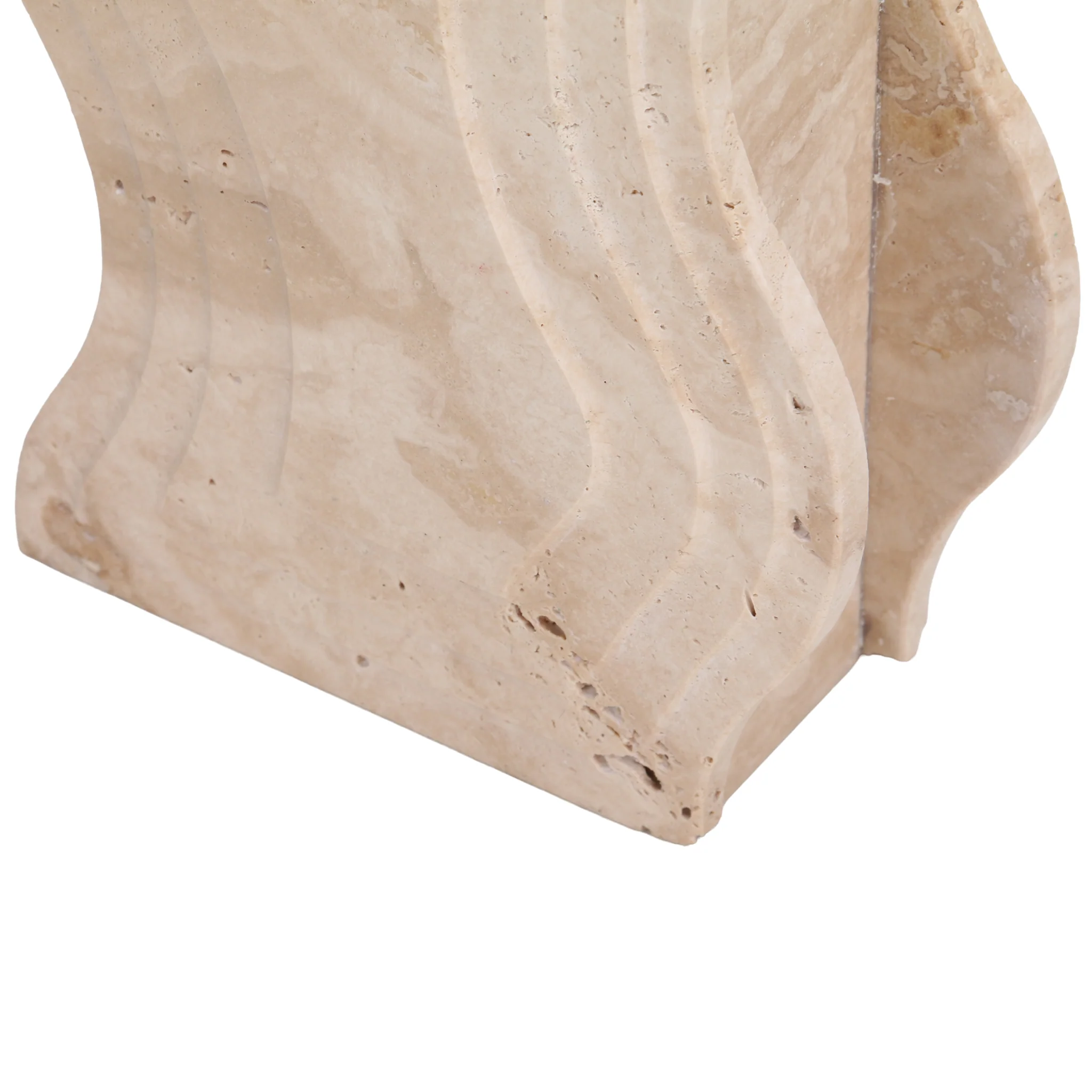 CAC10694-KM Curve Marble Base - Beige - Image 8