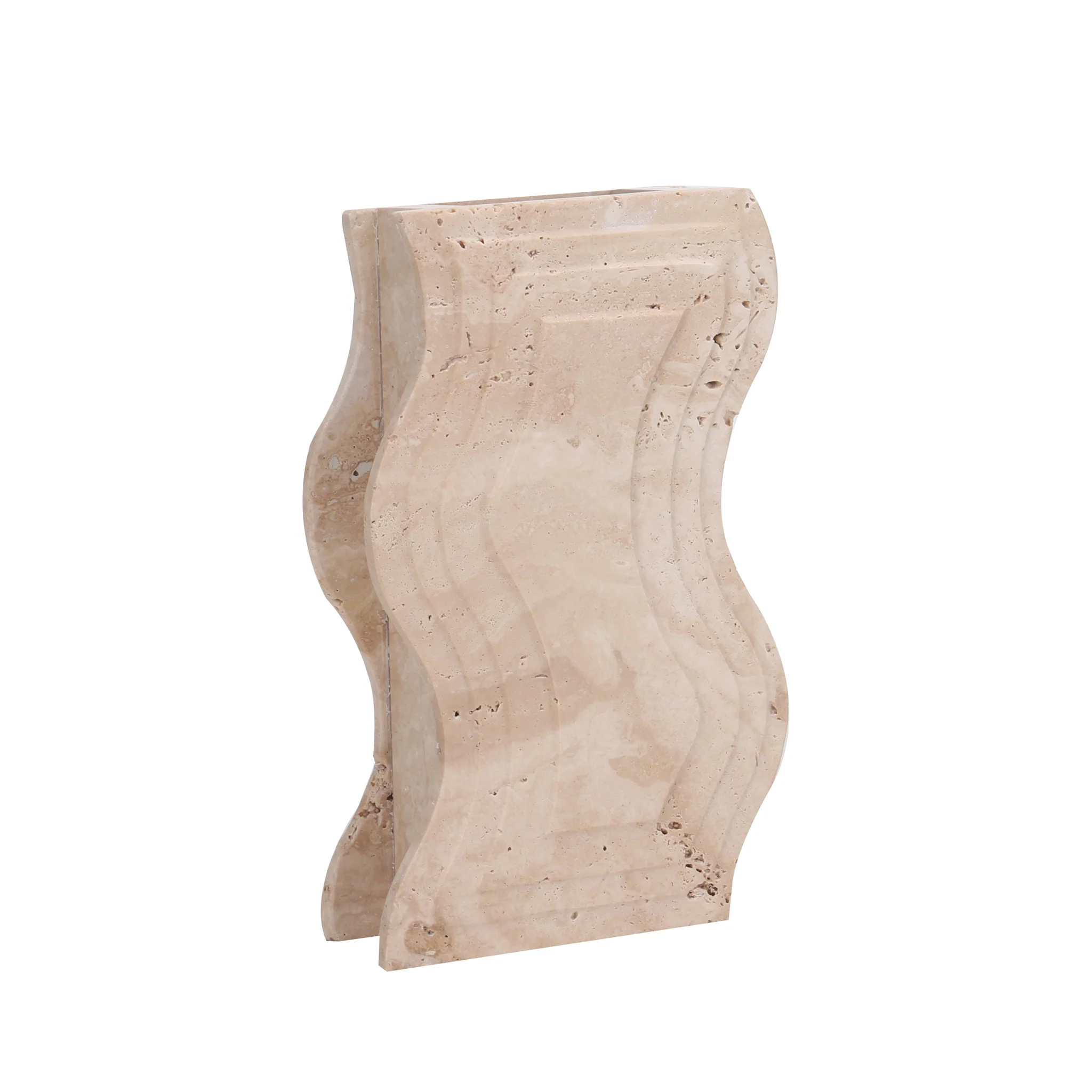 CAC10694-KM Curve Marble Base - Beige - Image 9