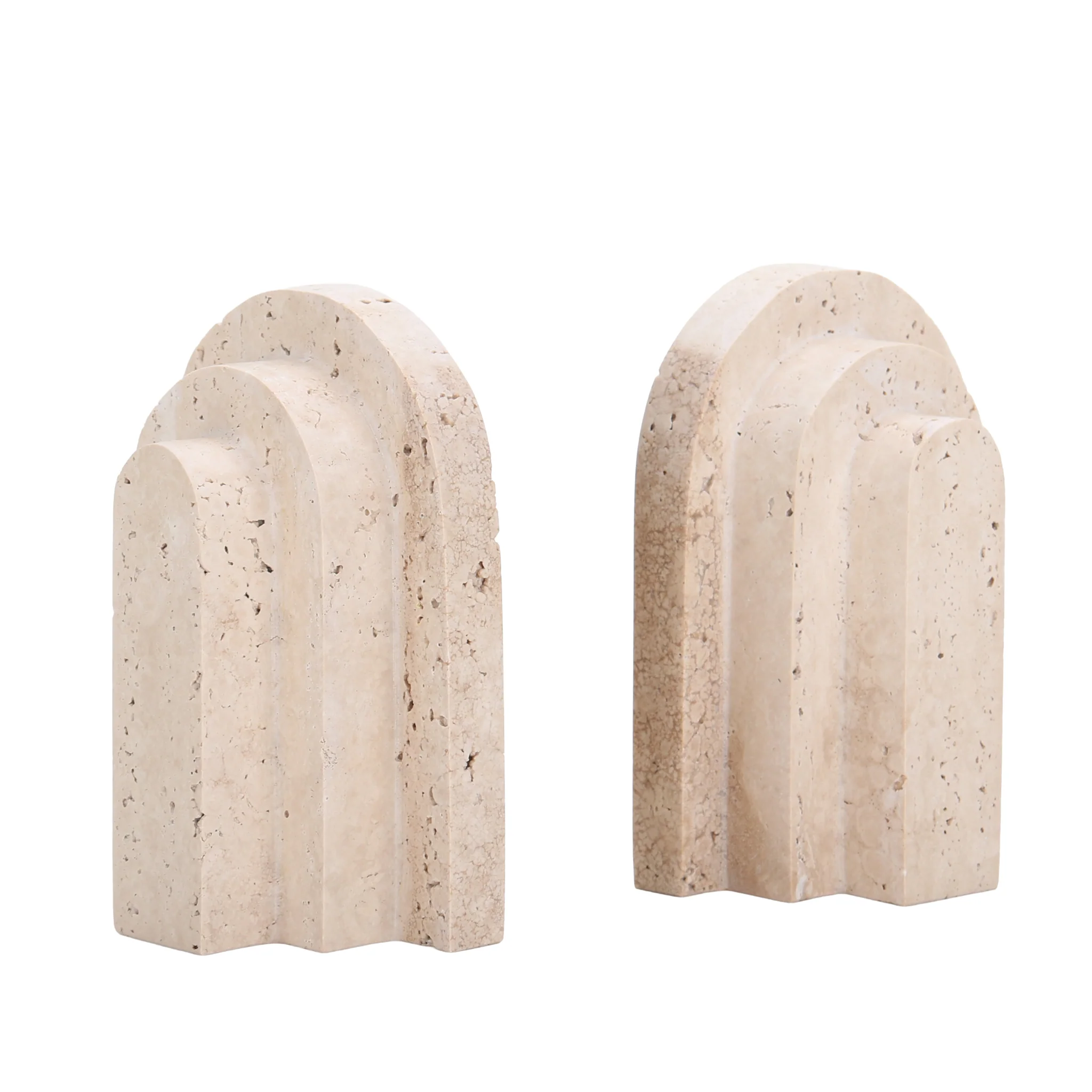 CAC10700-KM Stone Bookends - Beige - Image 4