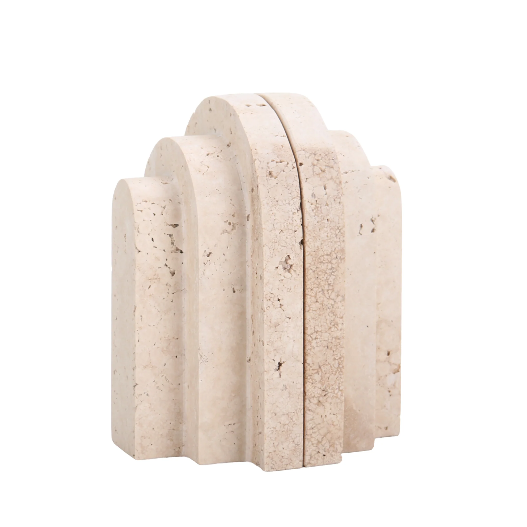 CAC10700-KM Stone Bookends - Beige - Image 5