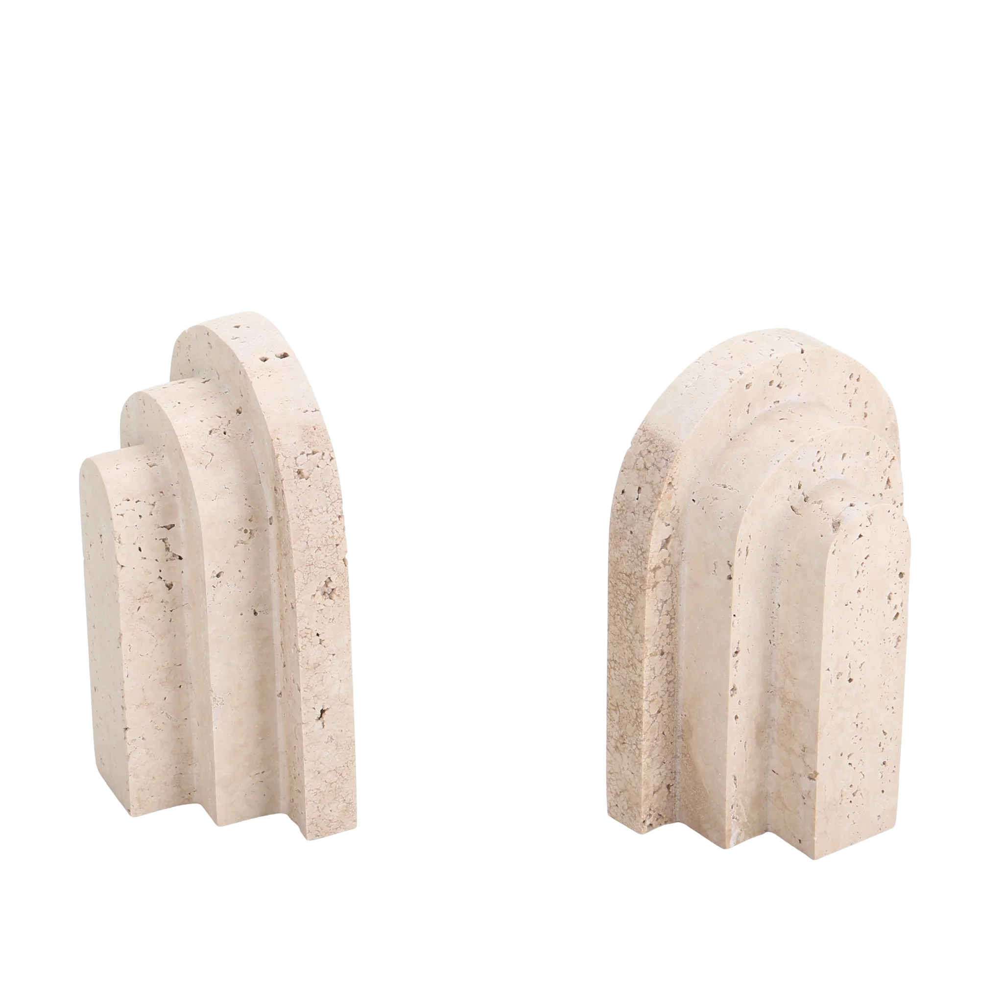 CAC10700-KM Stone Bookends - Beige - Image 6