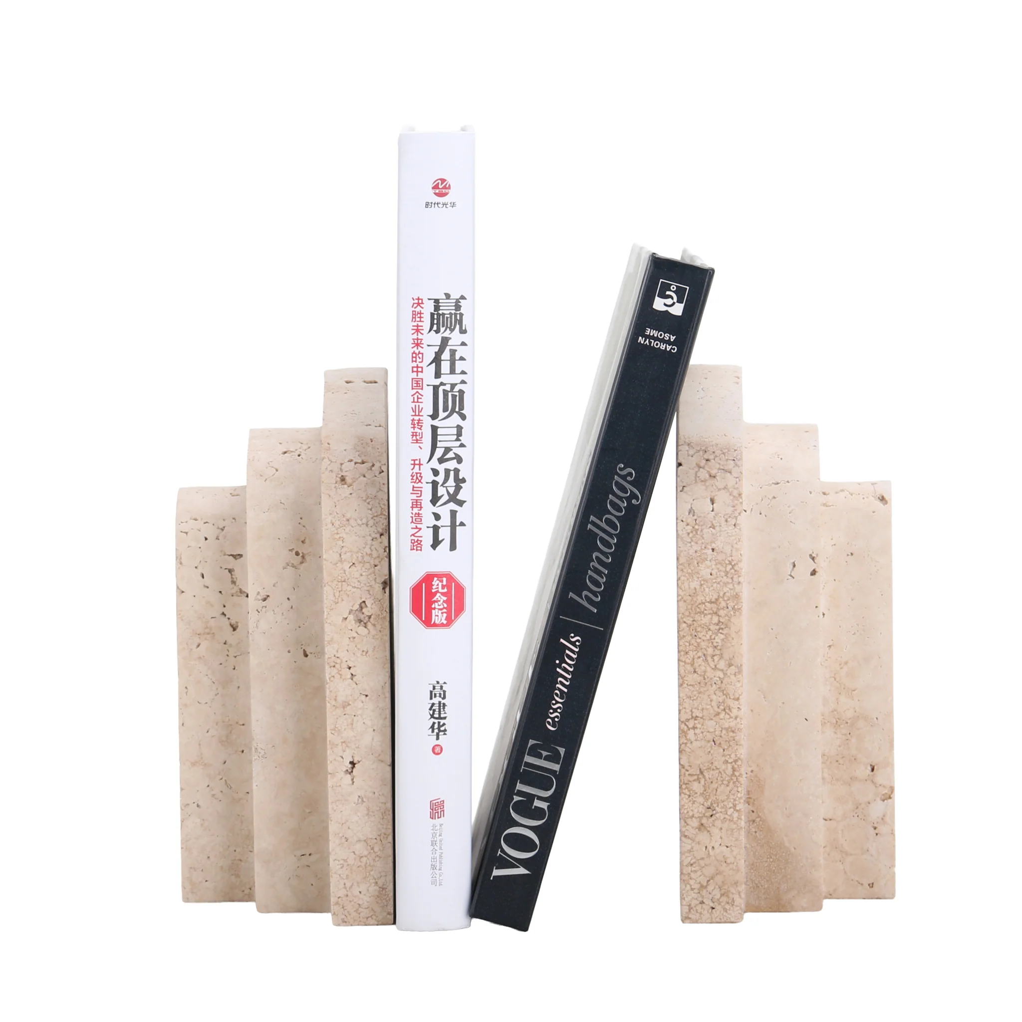 CAC10700-KM Stone Bookends - Beige - Image 9