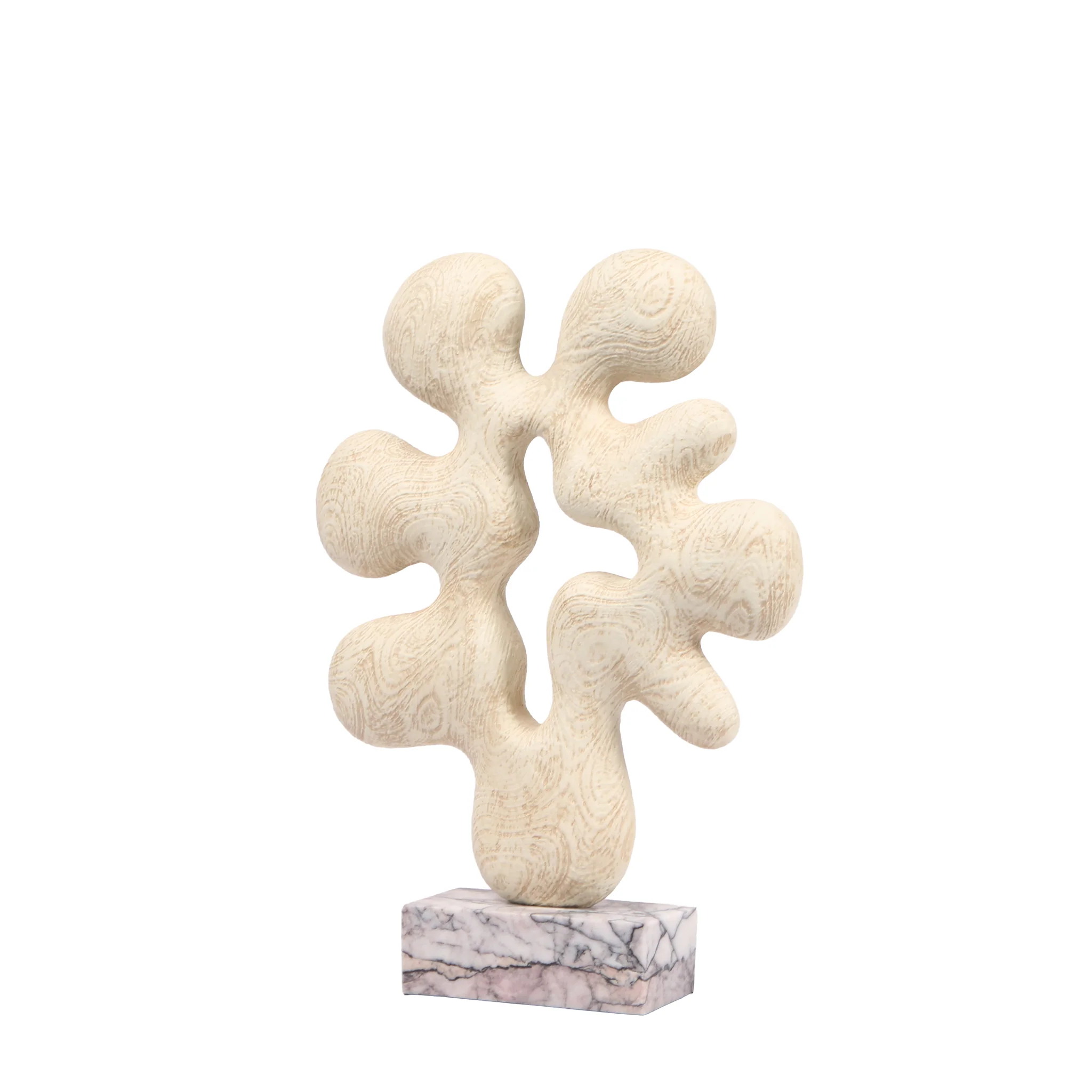 CAC10703-KM Organic Desktop Sculpture - Beige - Image 2