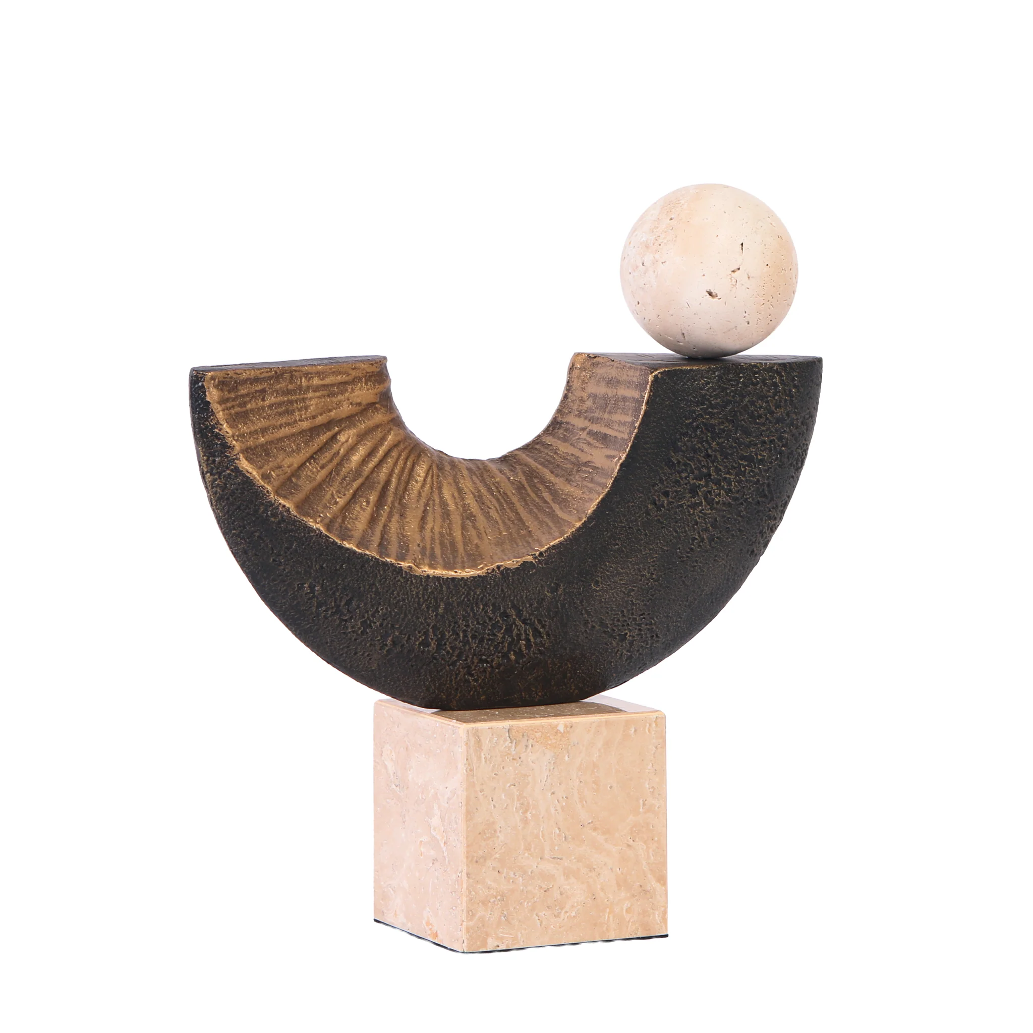 CAC10704-KM Balance Sculpture - Dark Bronze - Image 3