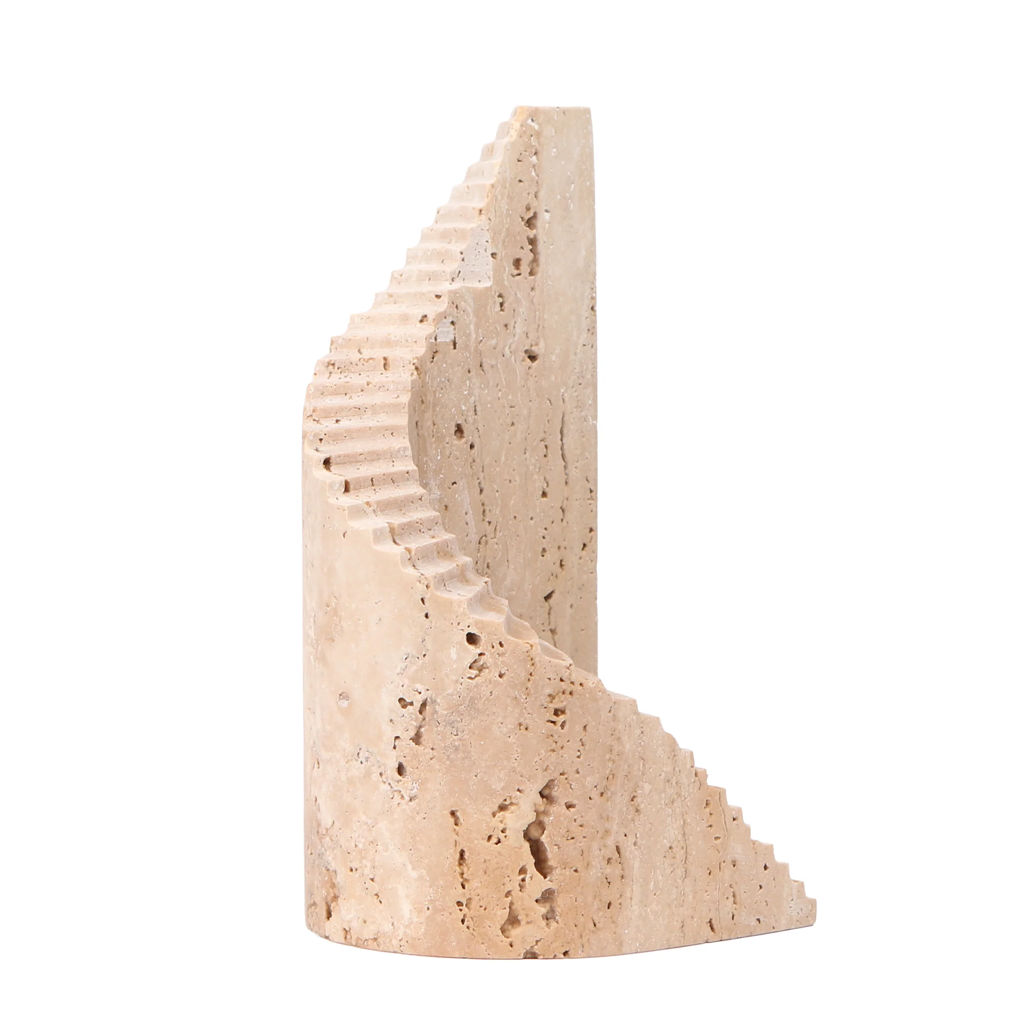 CAC10707-KM Step Marble Sculpture - Beige - Image 5