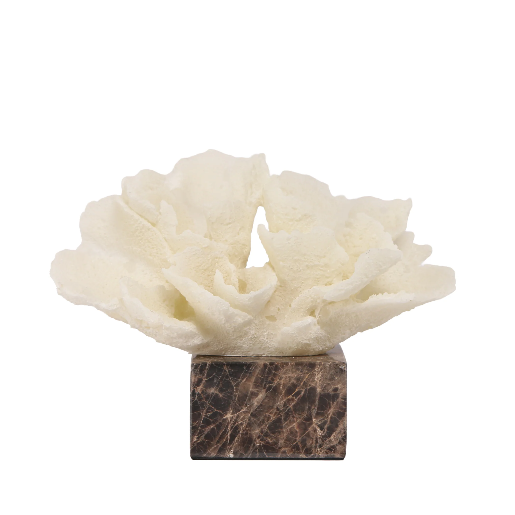 CAC10709-KM Coral Marble Sculpture - Beige - Image 3