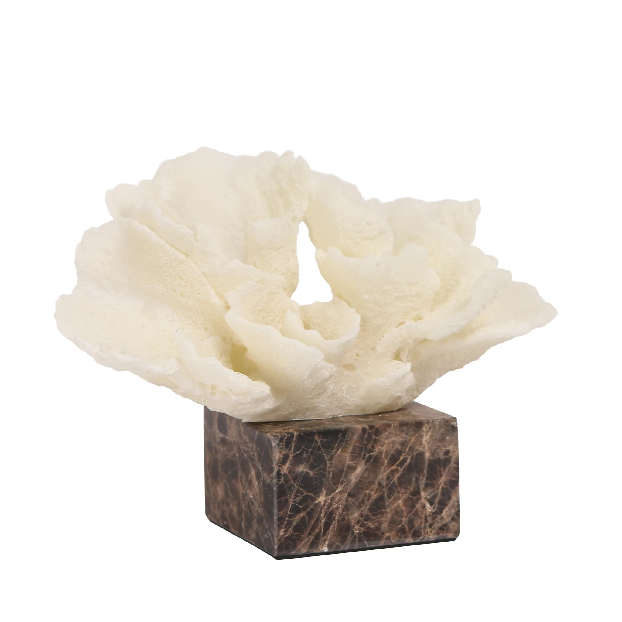 CAC10709-KM Coral Marble Sculpture - Beige - Image 5