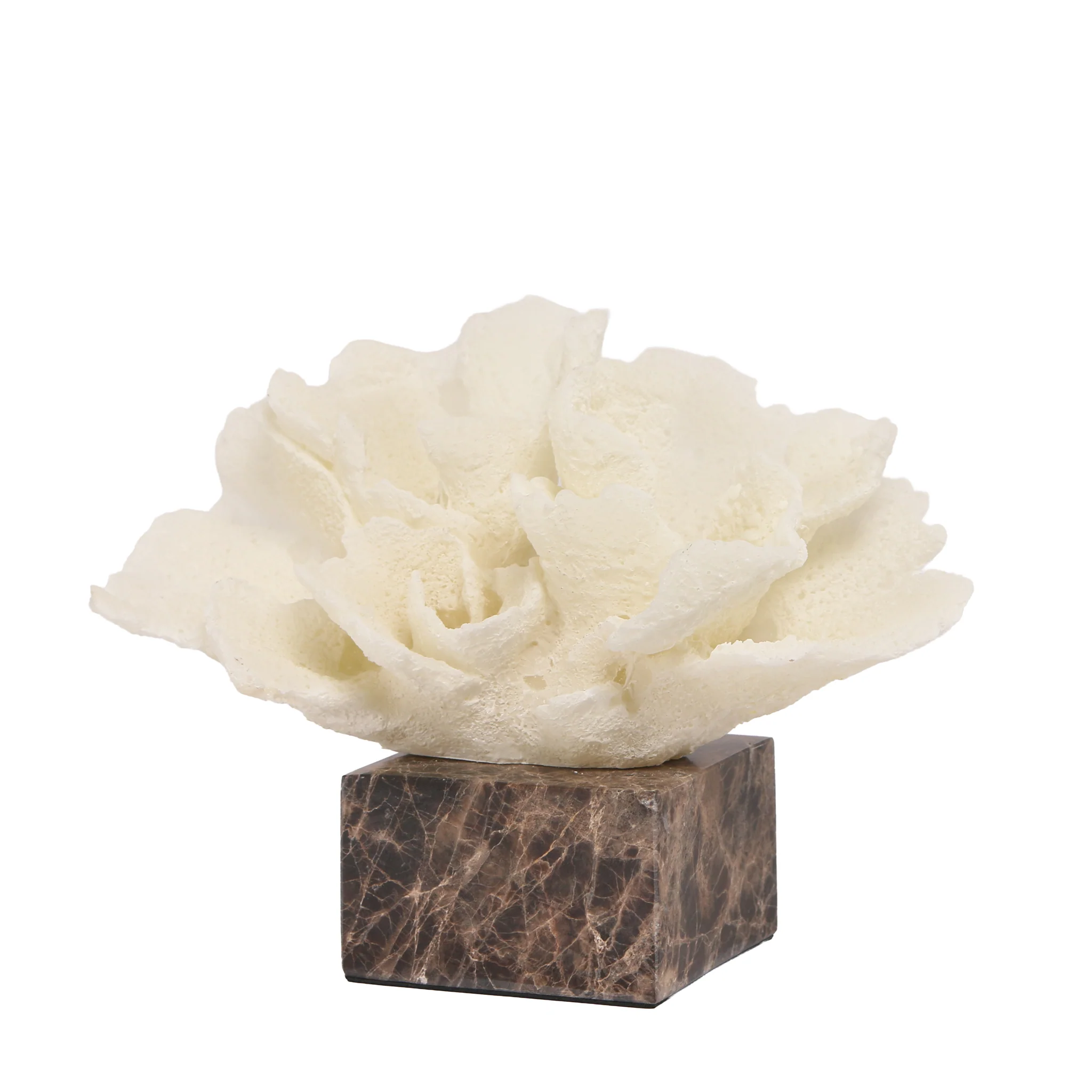 CAC10709-KM Coral Marble Sculpture - Beige - Image 6