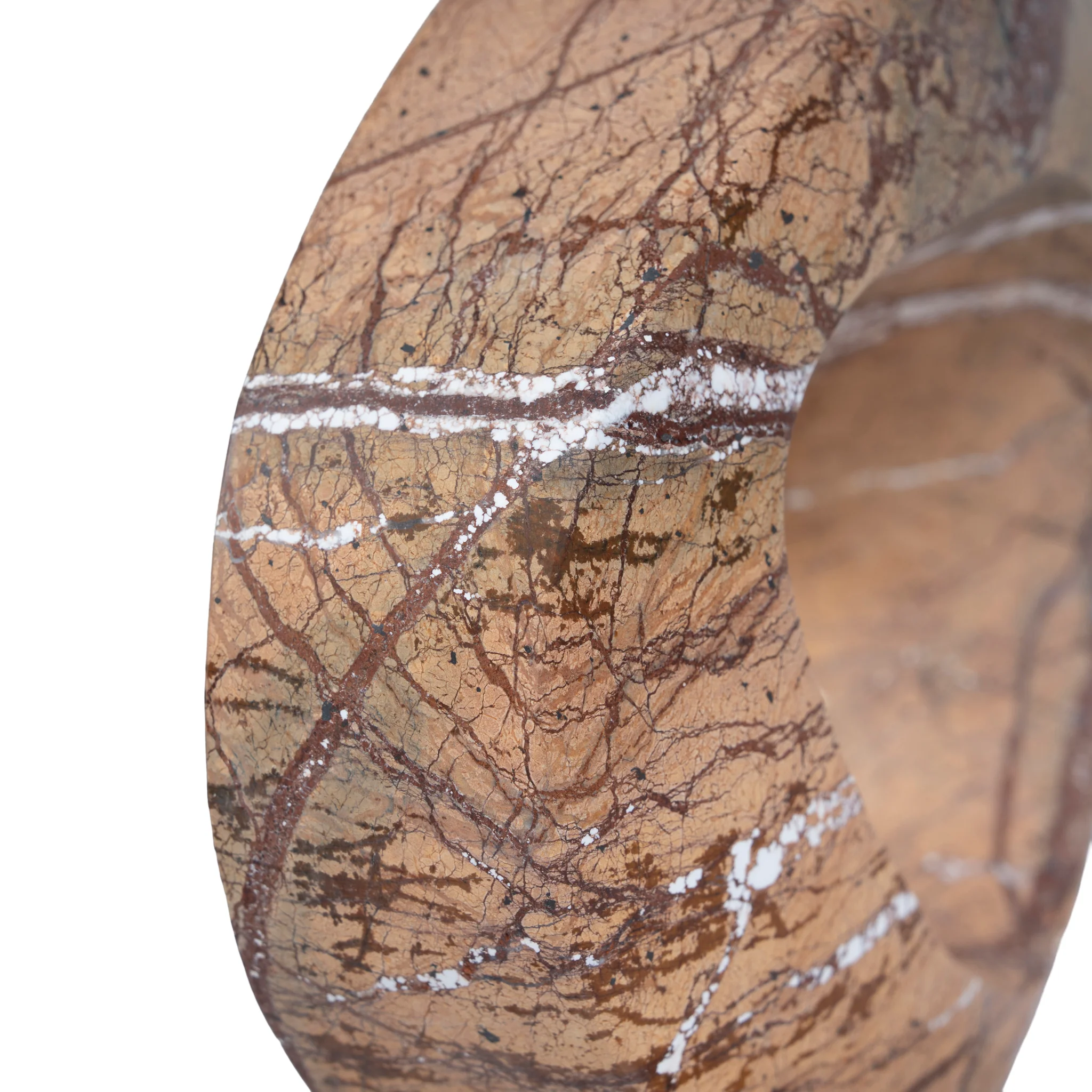 CAC10717-KM Halo Marble Sculpture - Coffee - Image 6