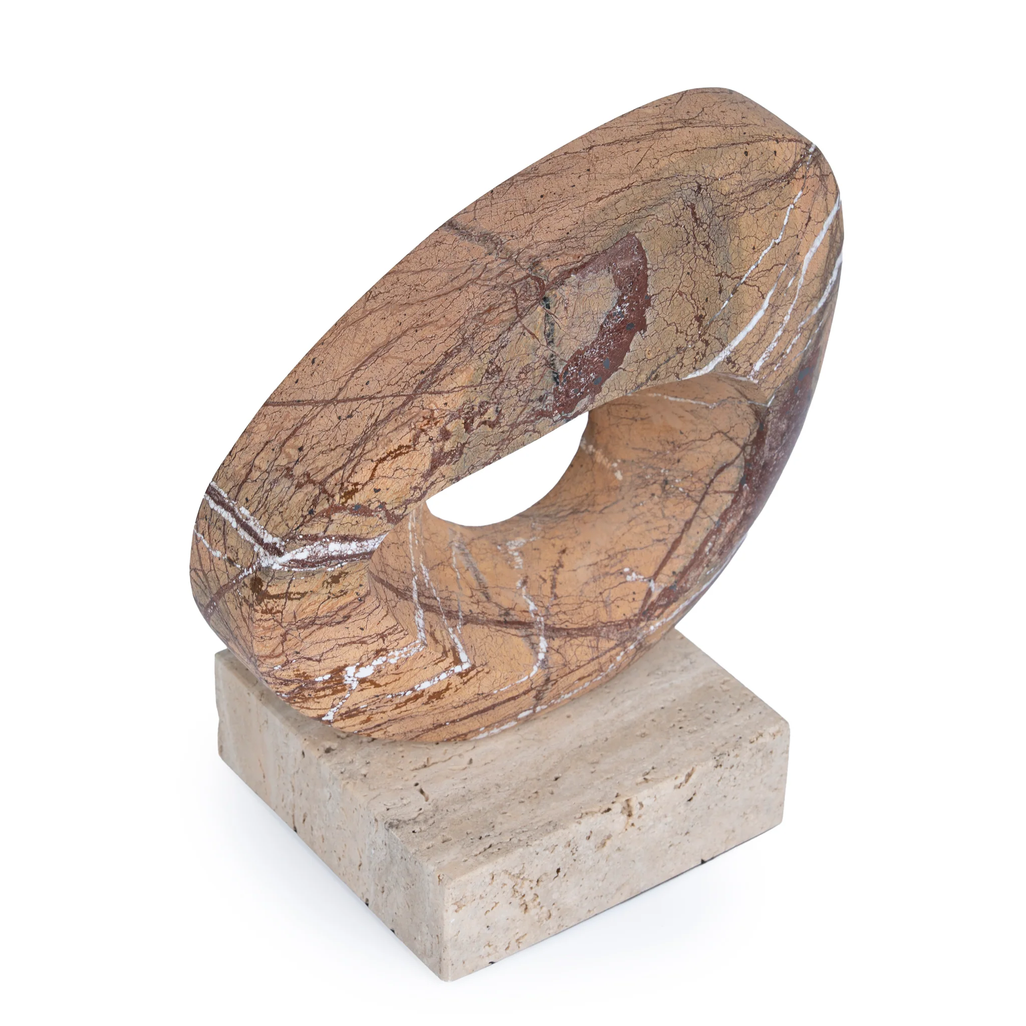 CAC10717-KM Halo Marble Sculpture - Coffee - Image 8