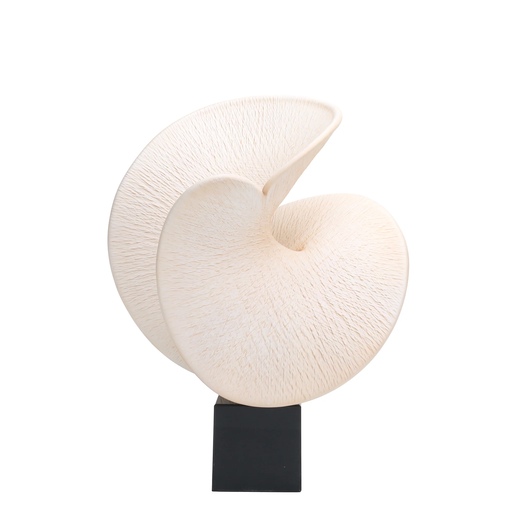 CAC10718-KM Shell Look Sculpture - Beige - Image 2