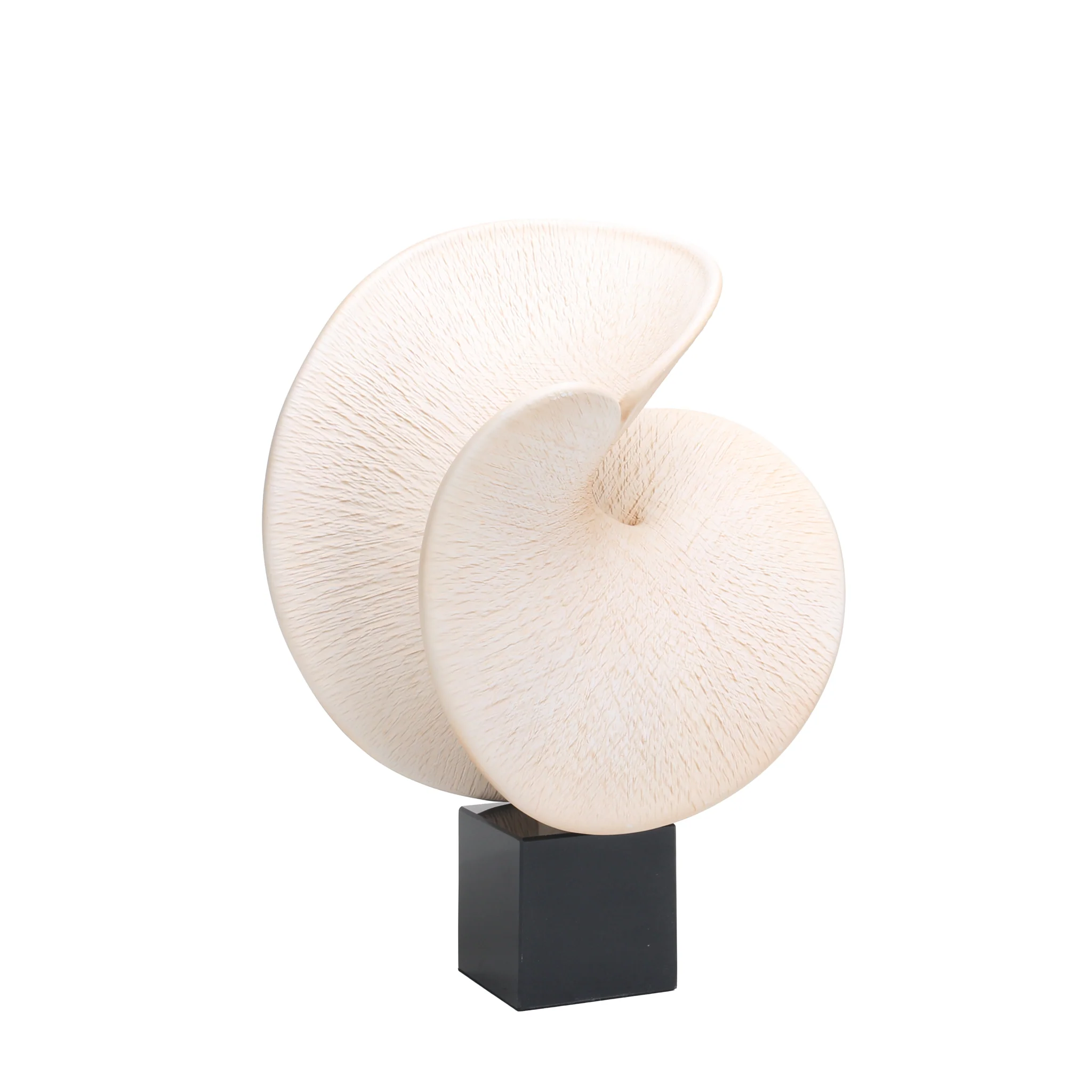 CAC10718-KM Shell Look Sculpture - Beige - Image 3