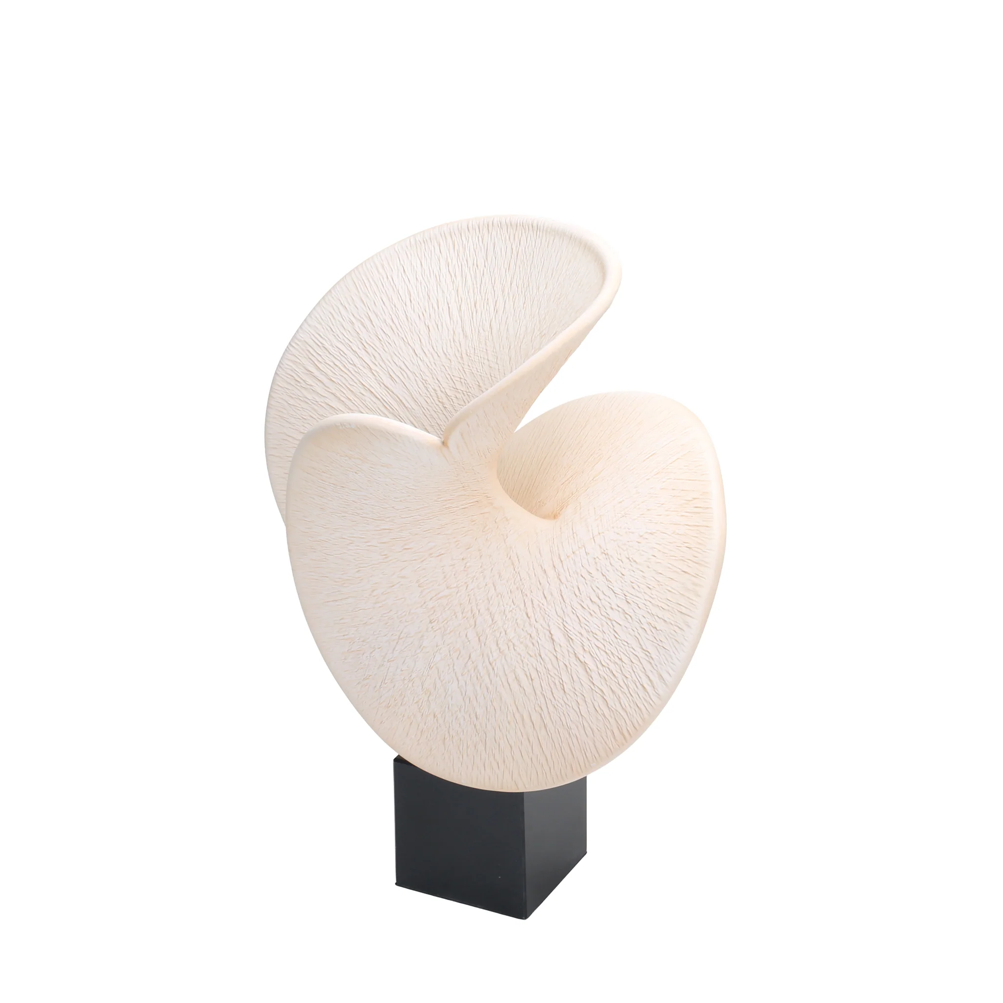 CAC10718-KM Shell Look Sculpture - Beige - Image 4