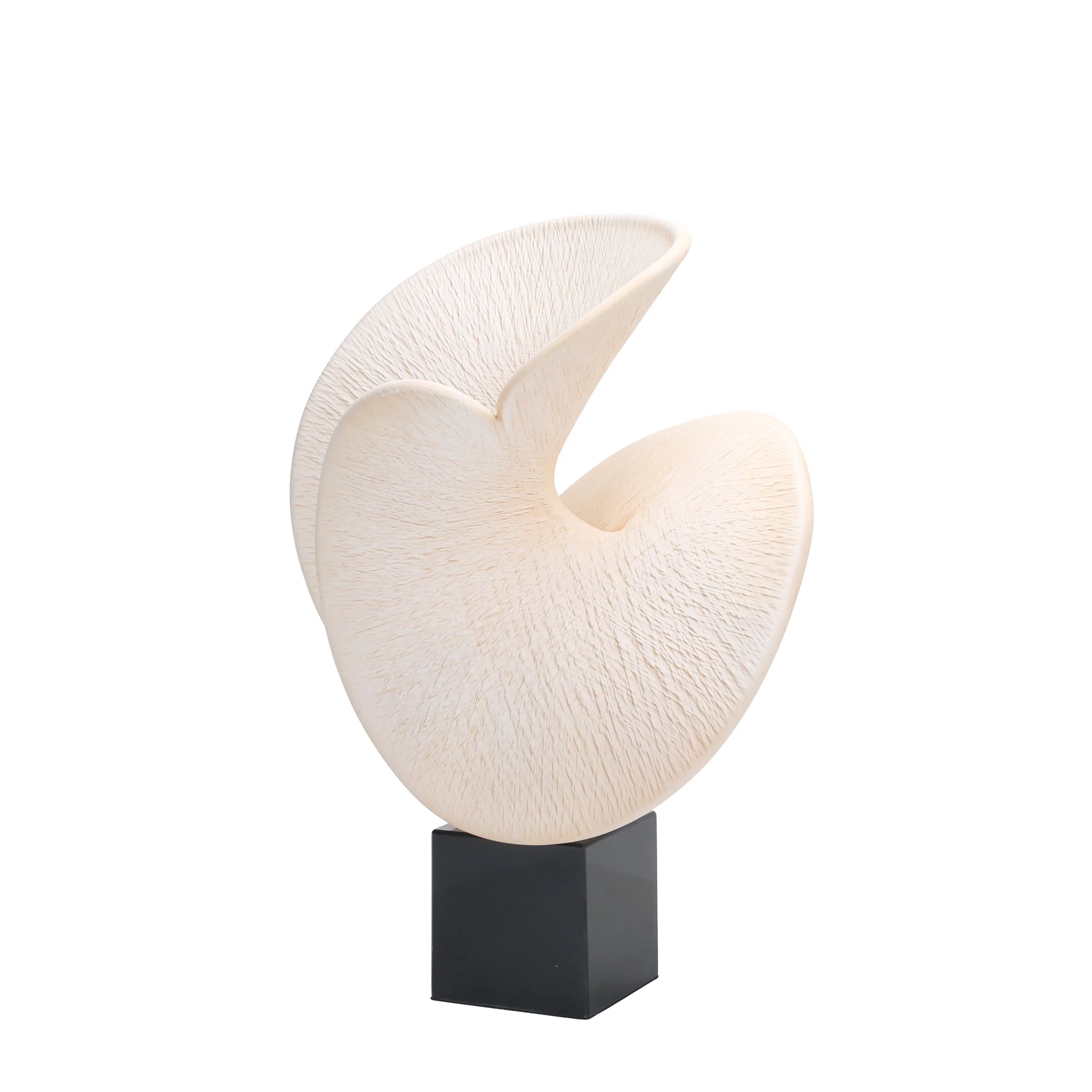 CAC10718-KM Shell Look Sculpture - Beige - Image 5