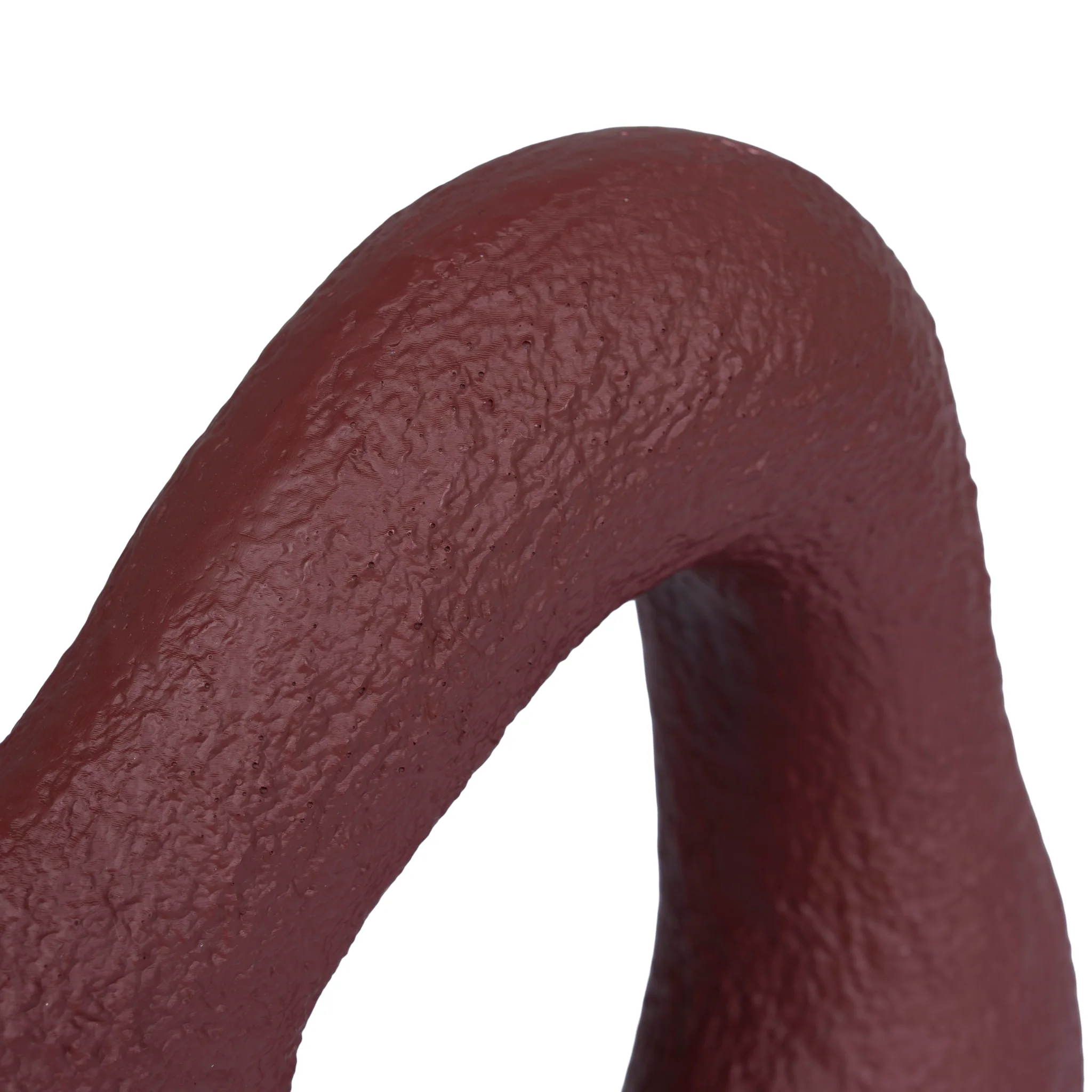 CAC10719-KM Organic Shape Marble Sculpture - Maroon - Image 7