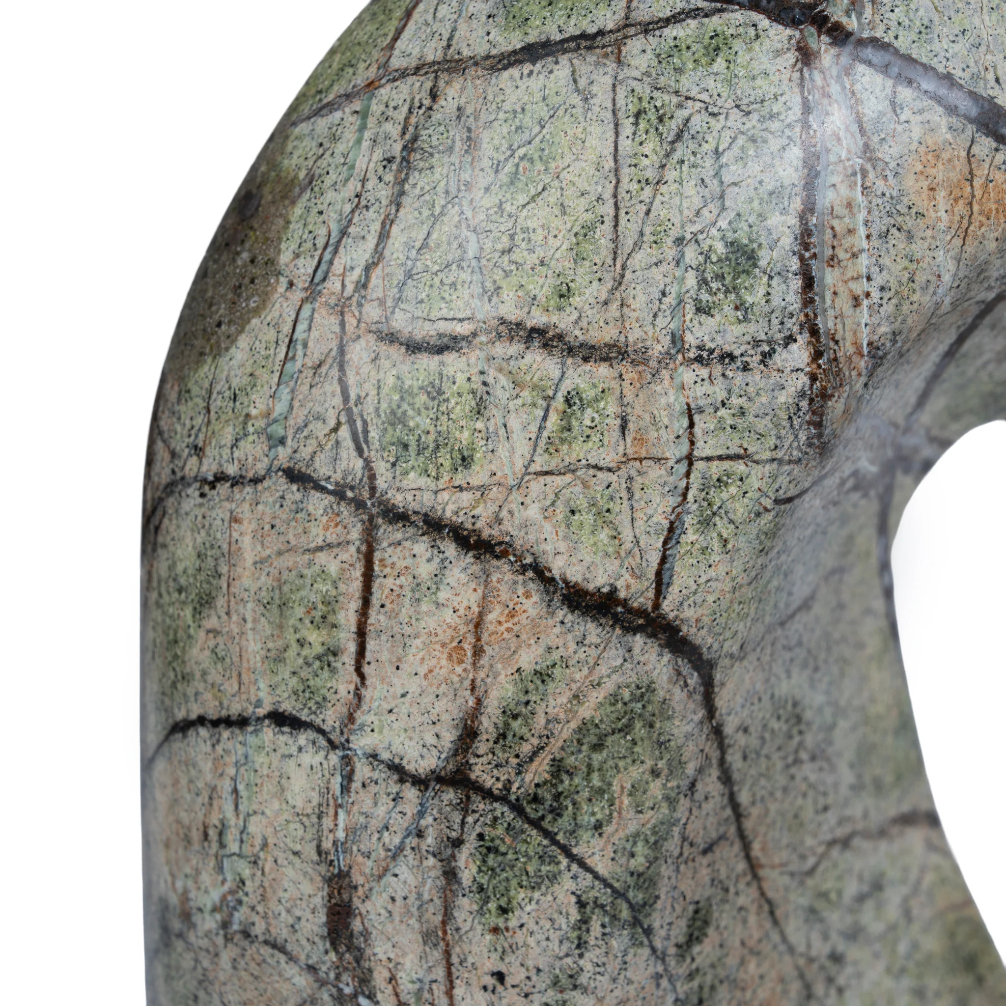 CAC10720-KM Sea Waves Marble Sculpture - Green - Image 5