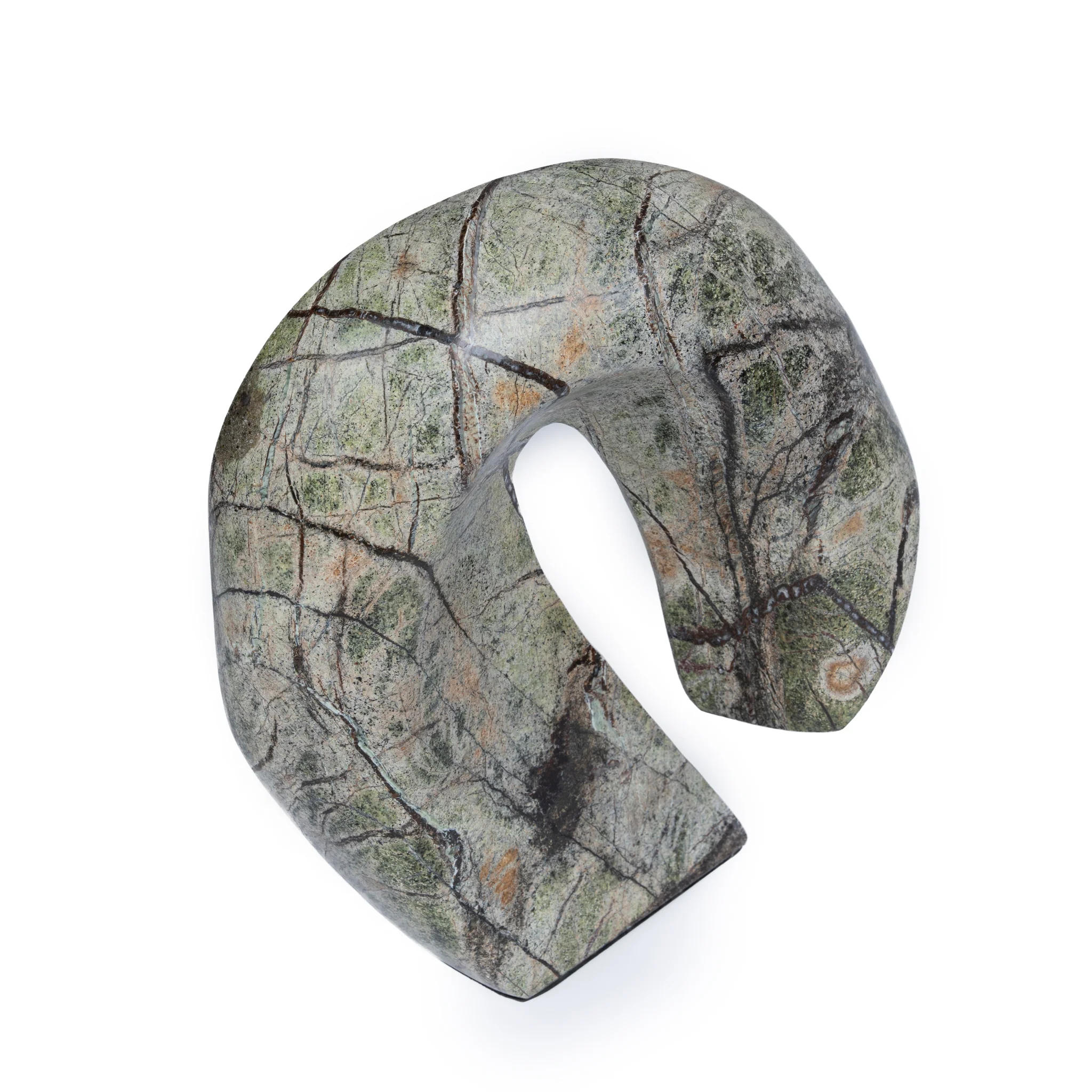 CAC10720-KM Sea Waves Marble Sculpture - Green - Image 7