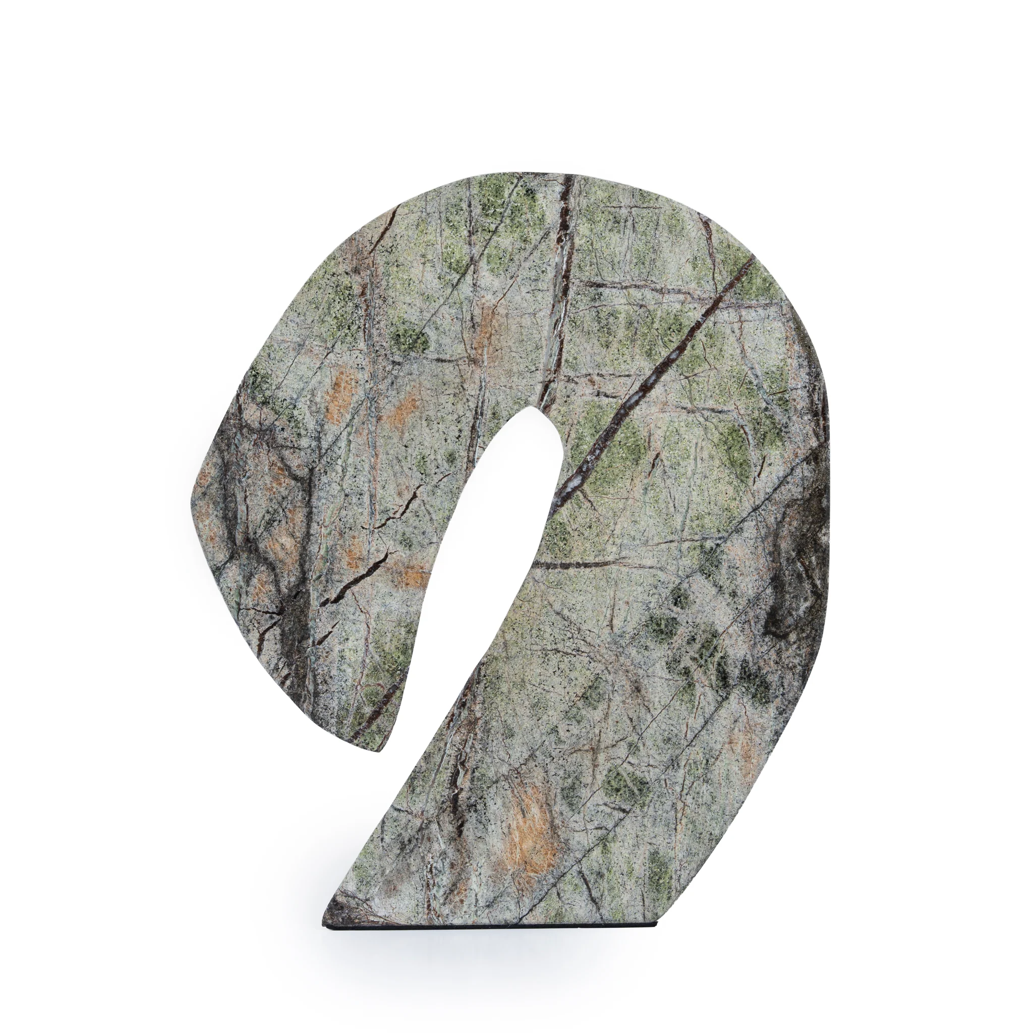 CAC10720-KM Sea Waves Marble Sculpture - Green - Image 8