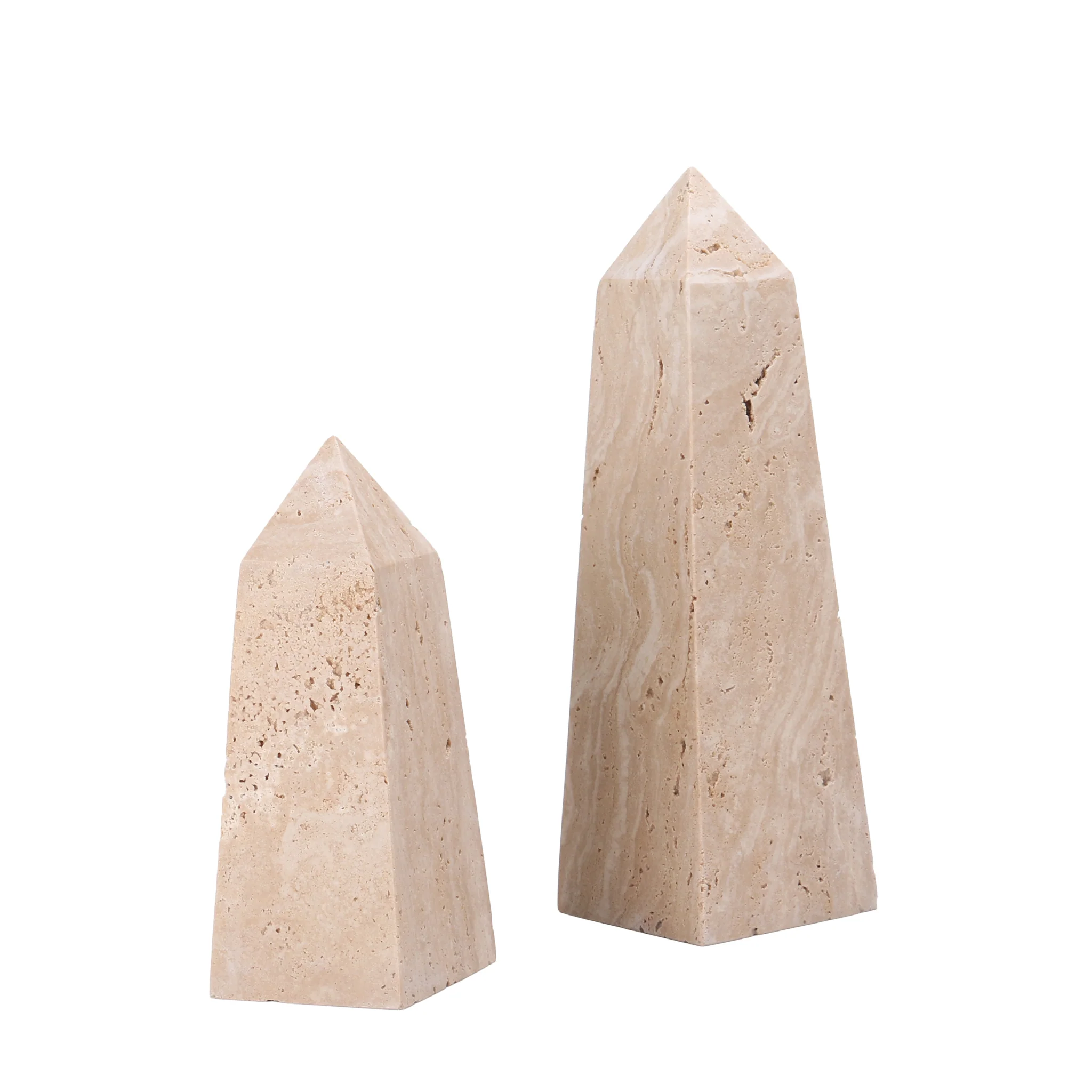 CAC10722-KM Obelisks Large Sculpture - Beige - Image 4