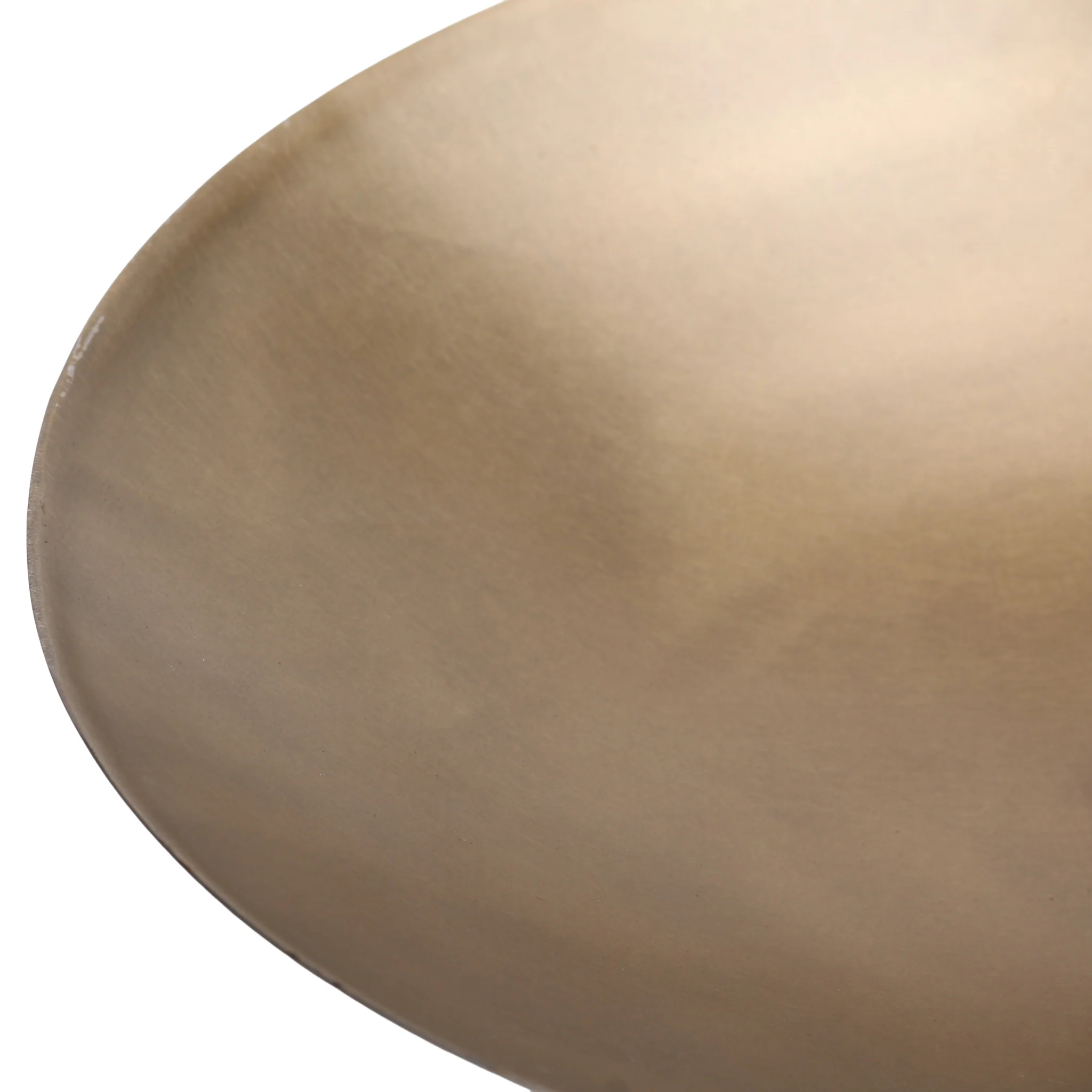 CAC10725-KM Arc Pedestal Metal Large Tray - Antique Brass - Image 4
