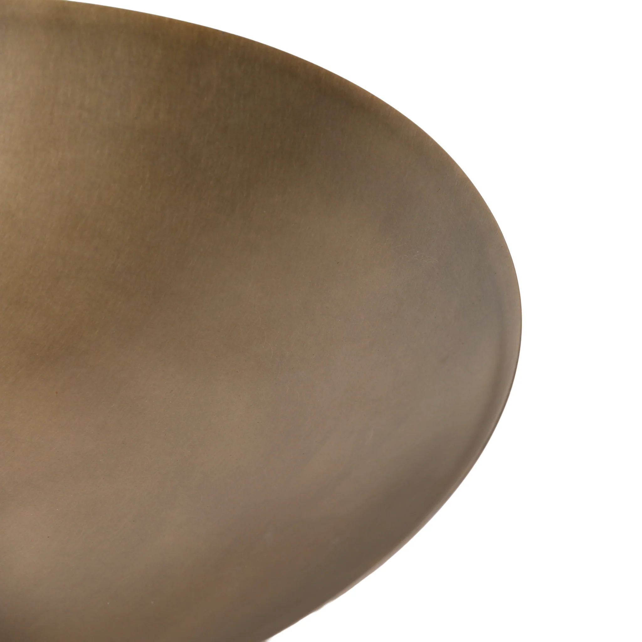 CAC10726-KM Arc Pedestal Metal Small Tray - Antique Brass - Image 3
