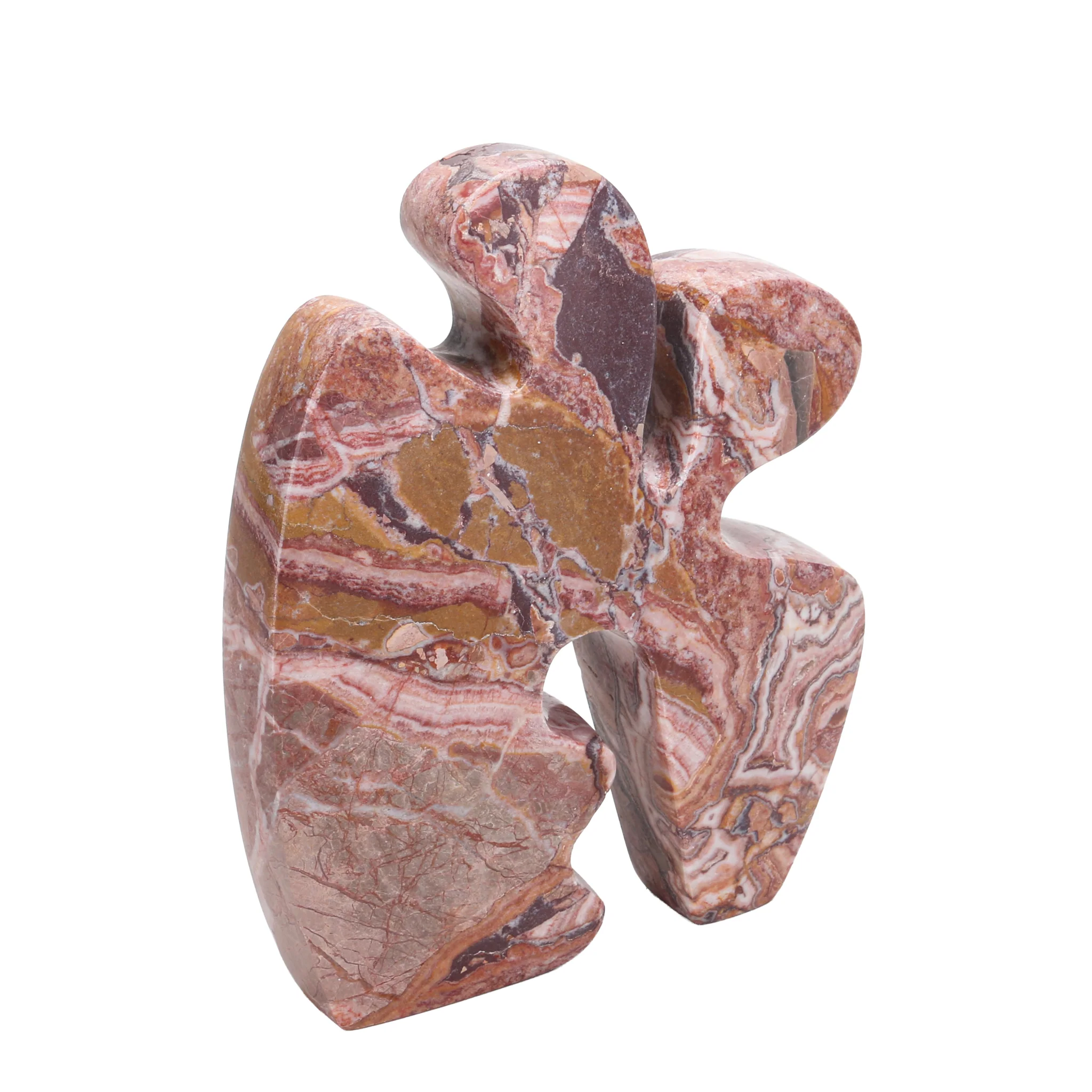 CAC10727-KM Carved Marble Accent Sculpture - Red Ochre - Image 5