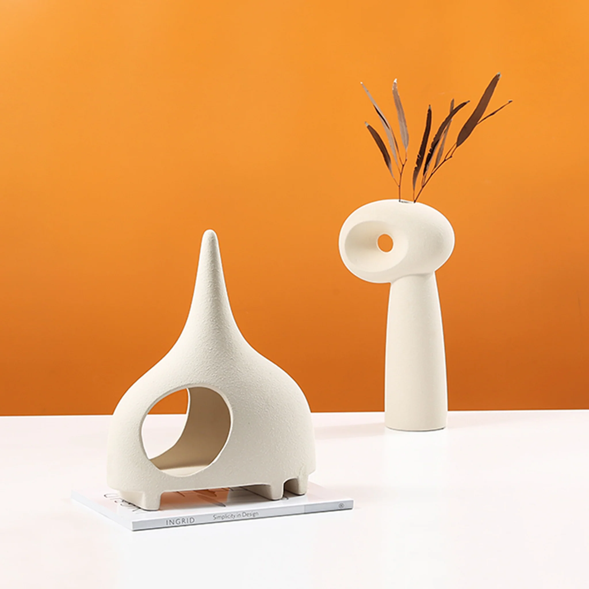 CAC10751-FC Single Eye Ceramic Sclupture - Image 2