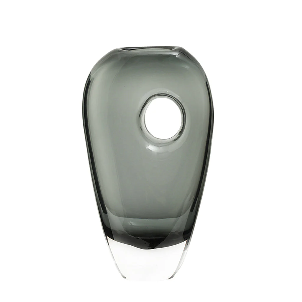 CAC10835-FC Medium Hole Vase A - Grey