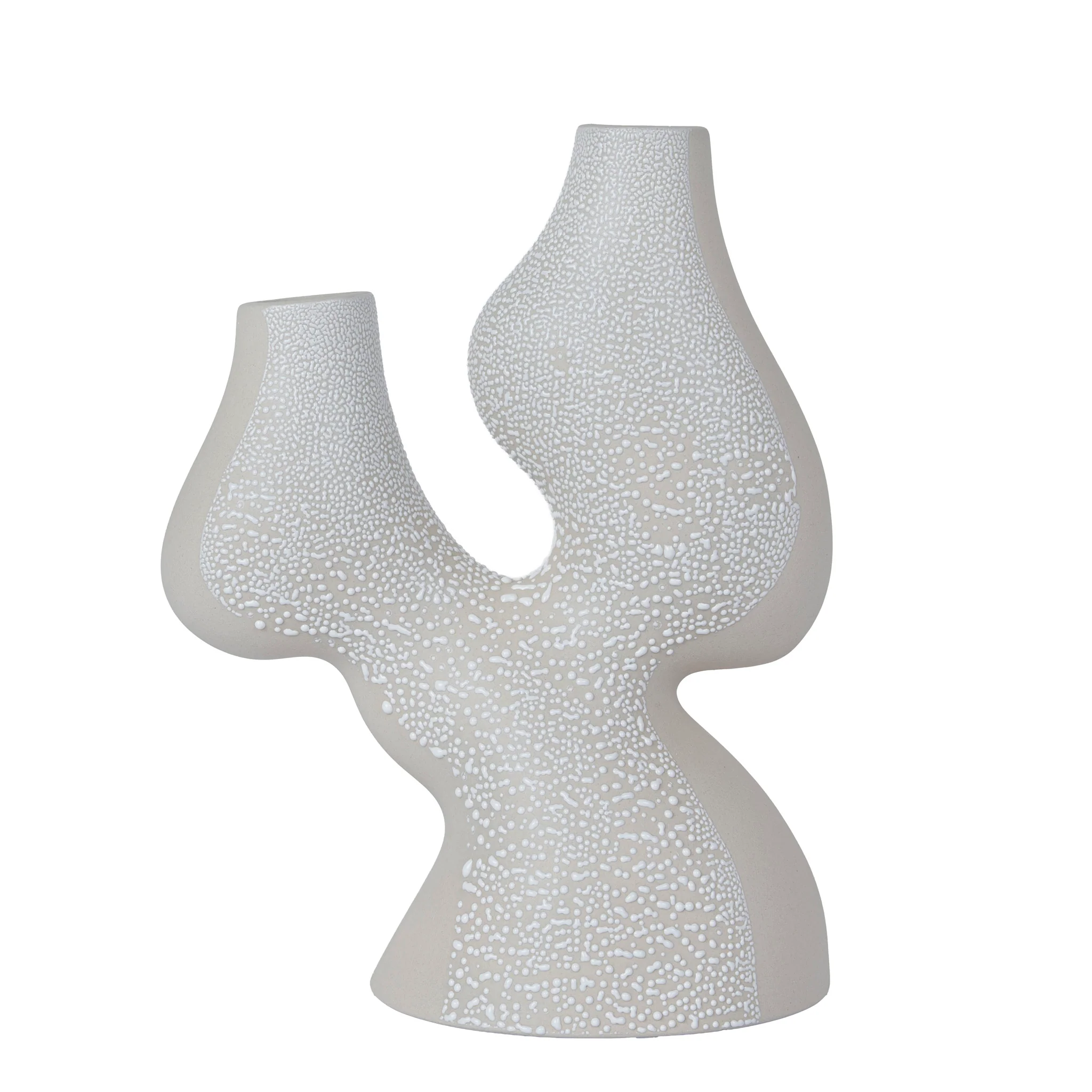 CAC12330-FC Bead-Dot Double Head Vase Style C - Image 2