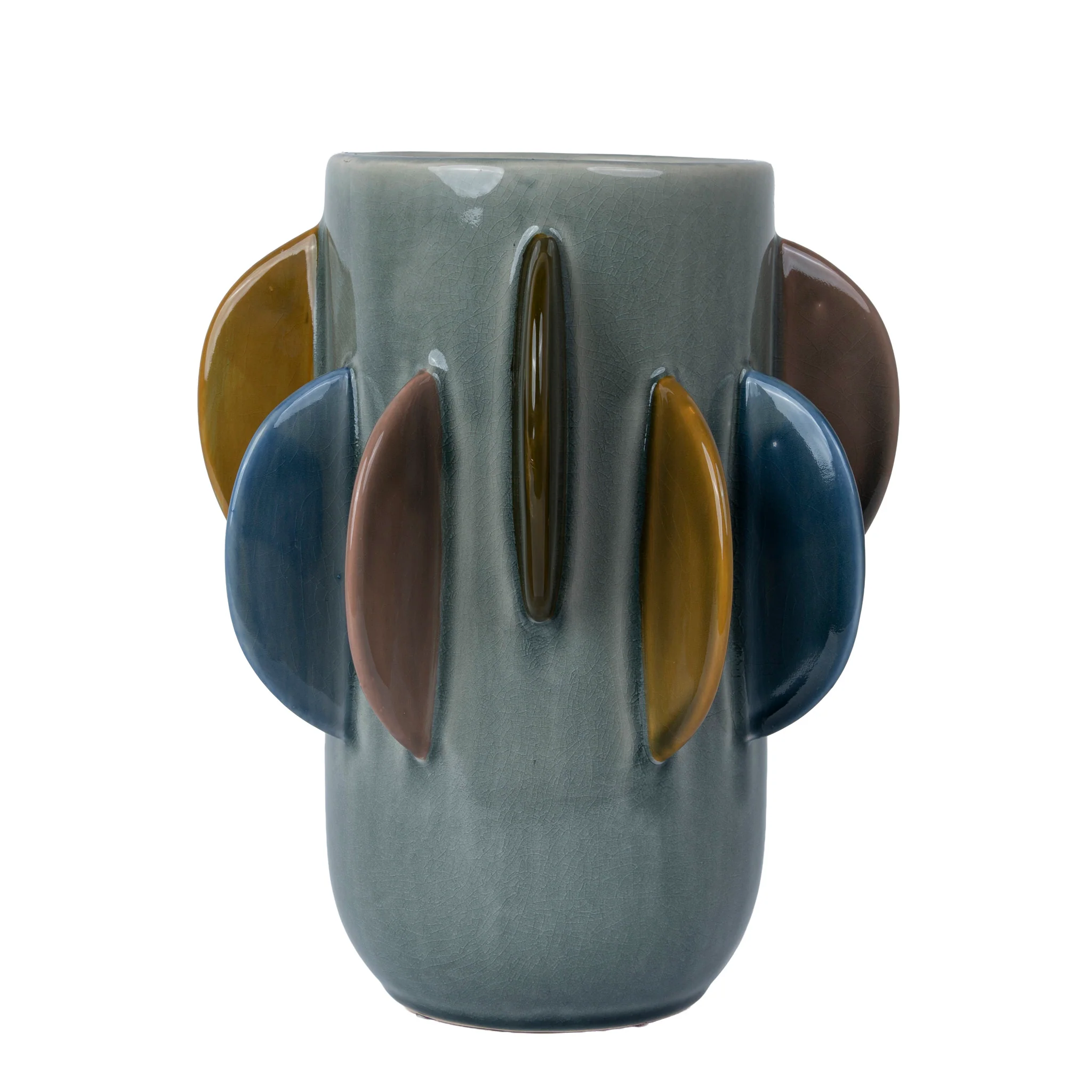 CAC12332-FC Colorful Fin Vase Style B - Image 2