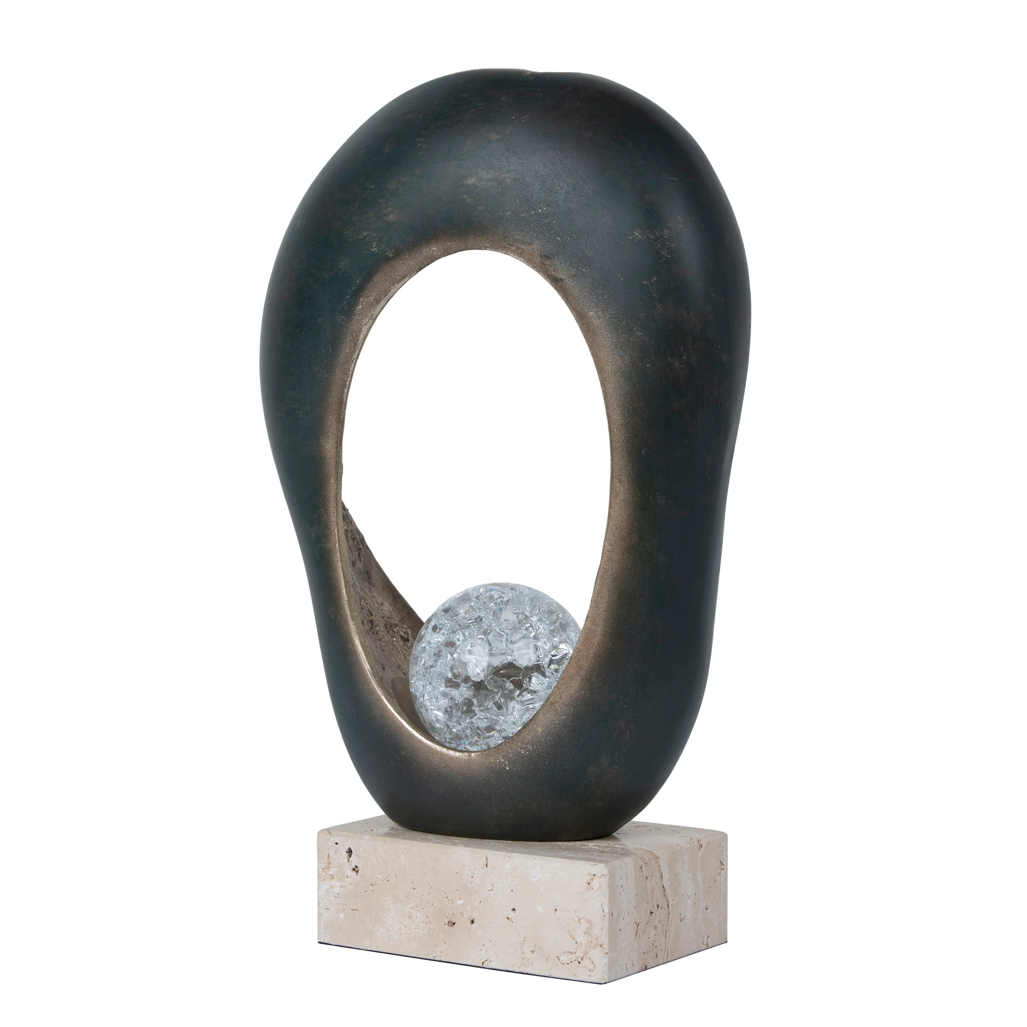 CAC12337-FC Gilded Snow-Reflecting Ornaments