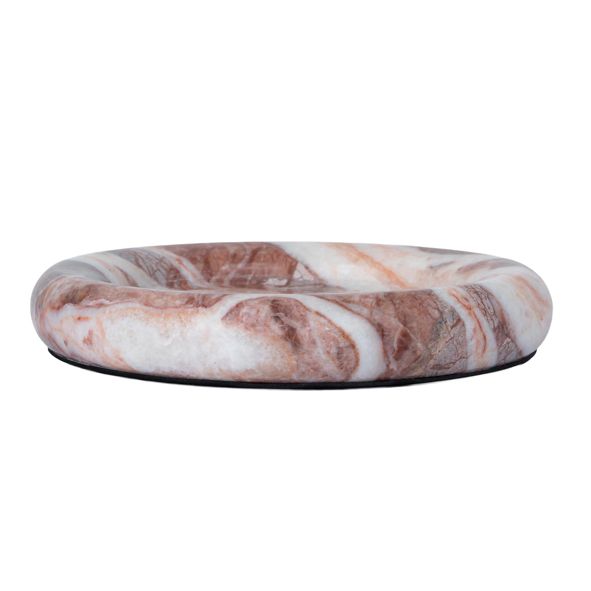 CAC12533-KM Marble Bowl - Red Ochre - Image 3