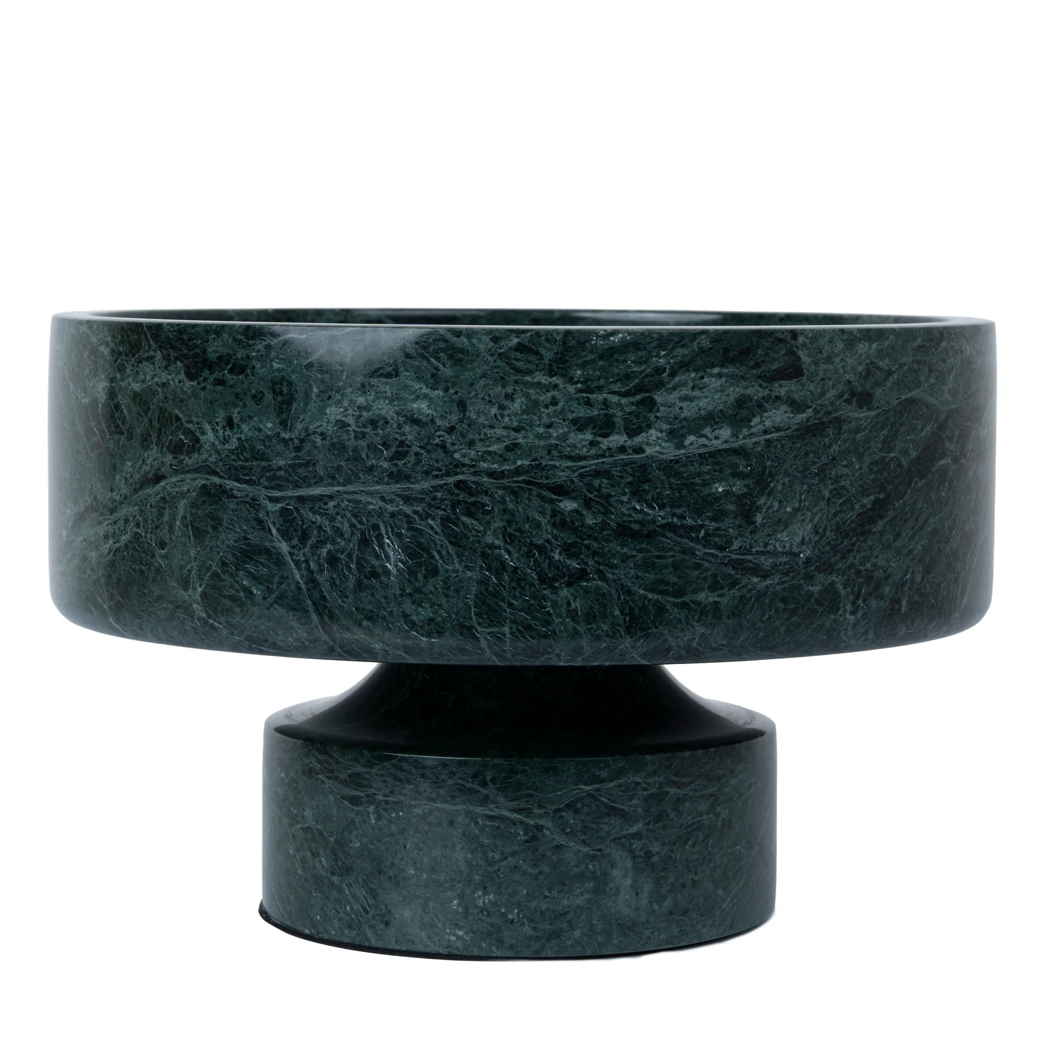 CAC12534-KM Round Marble Tray - Green - Image 3