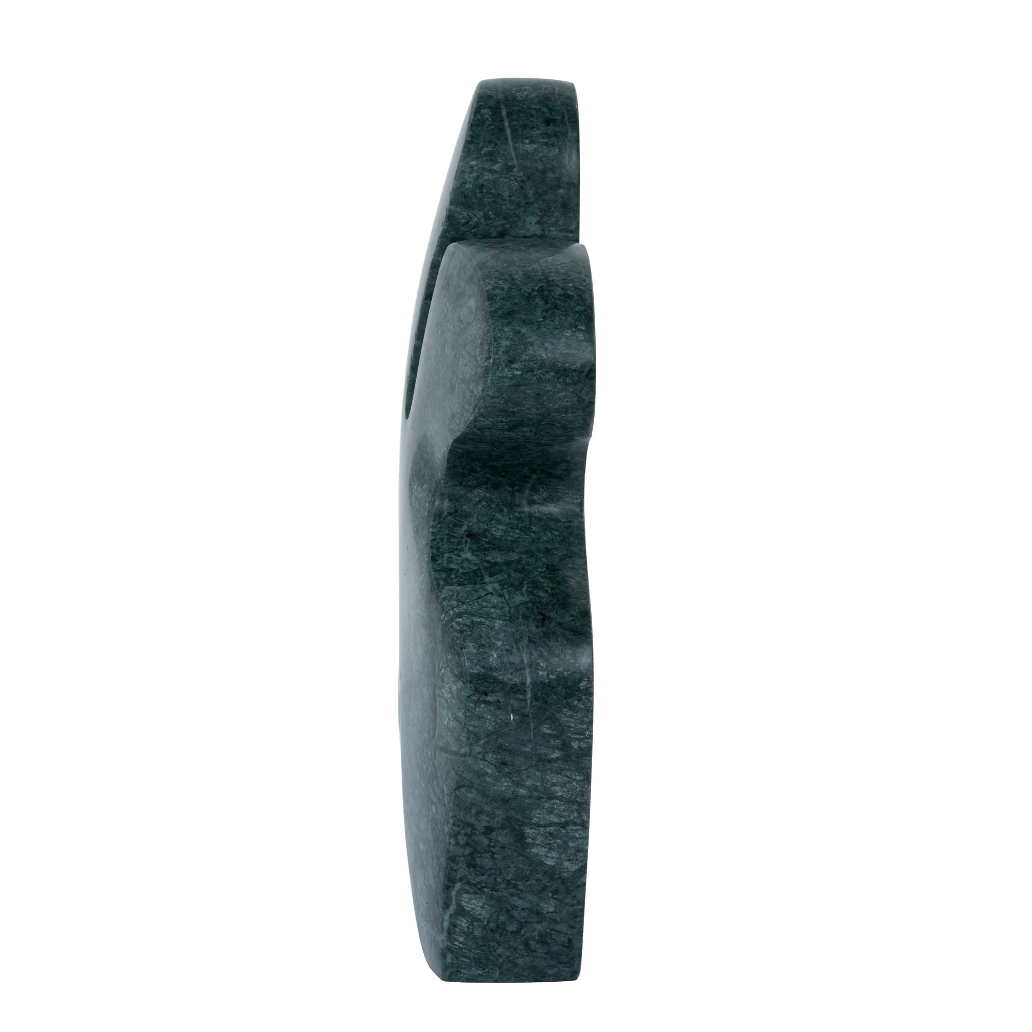 CAC12535-KM Carved Marble Accent Sculpture - Green - Image 3