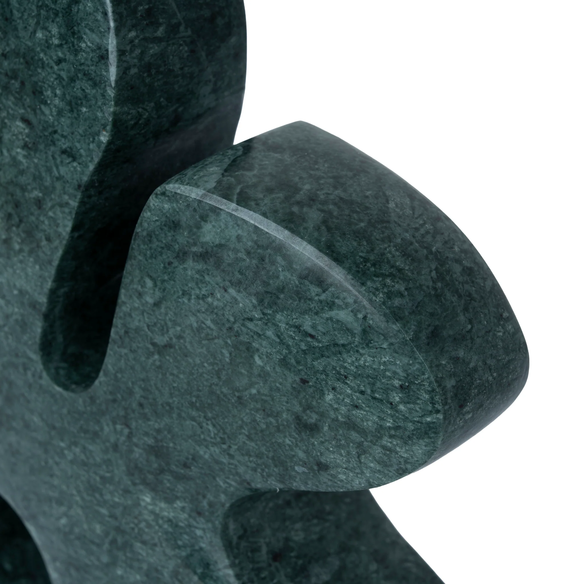 CAC12535-KM Carved Marble Accent Sculpture - Green - Image 5
