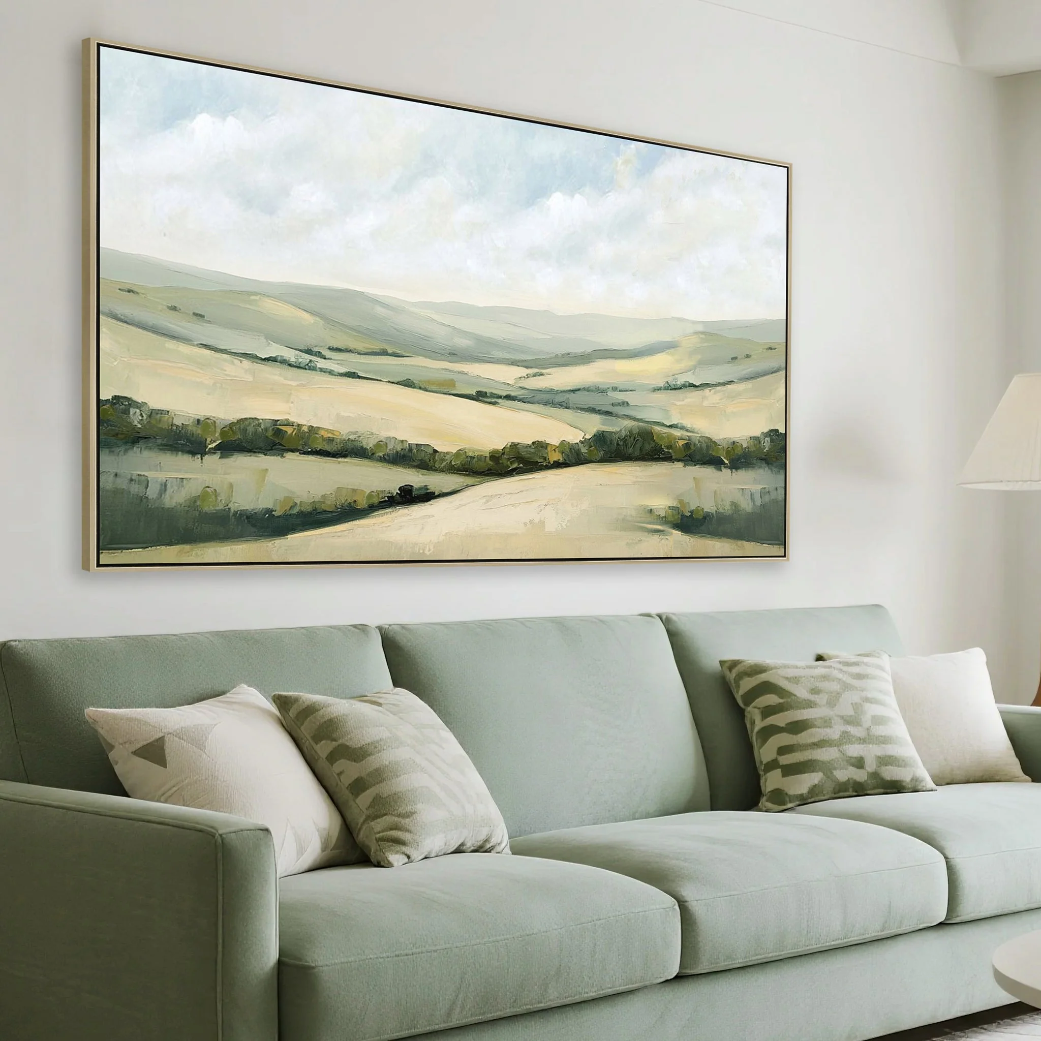 CAR12204-CLO 120 x 80cm Framed Canvas - Natural - Image 3