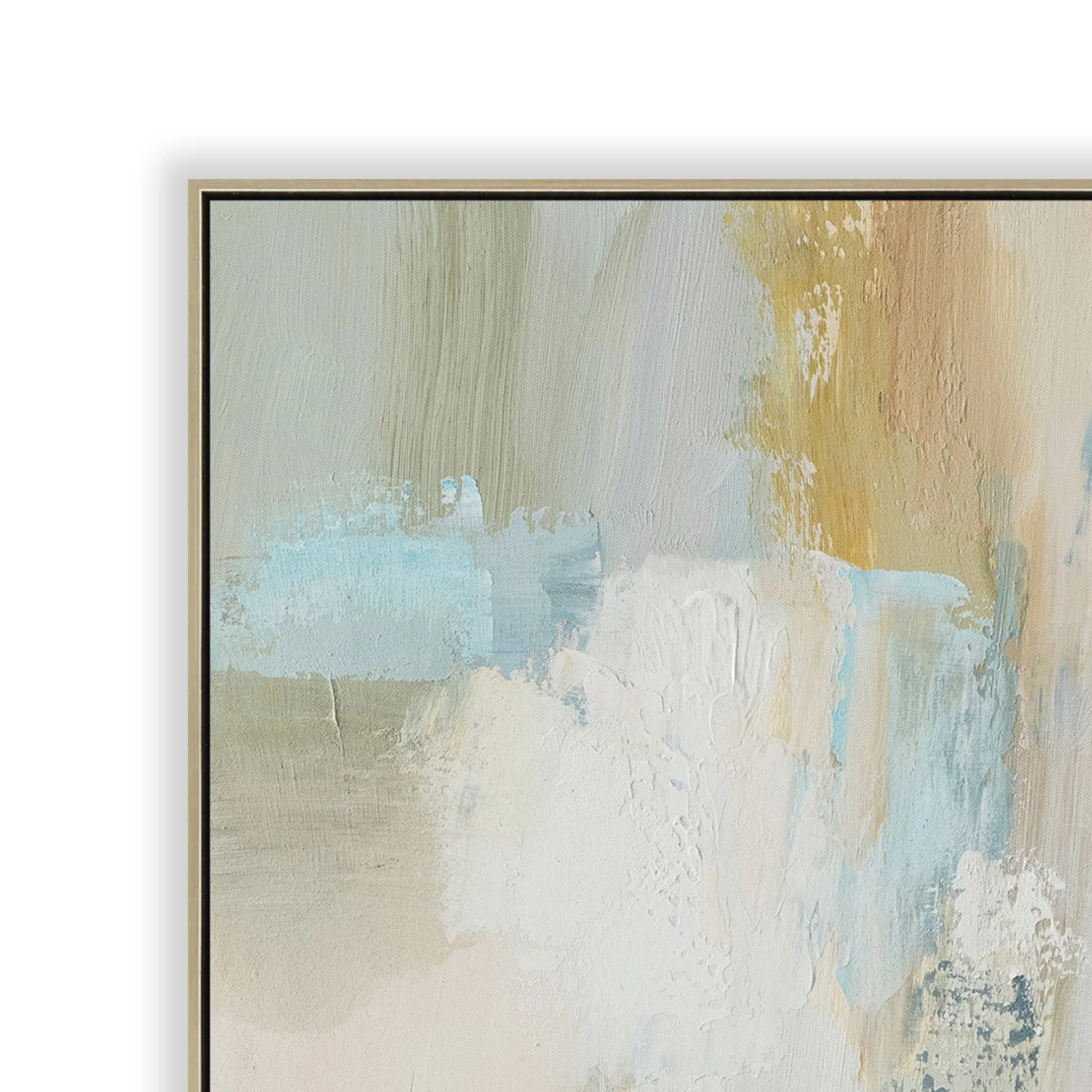 CAR12219-CLO 80 x 80cm Framed Canvas - Natural - Image 2
