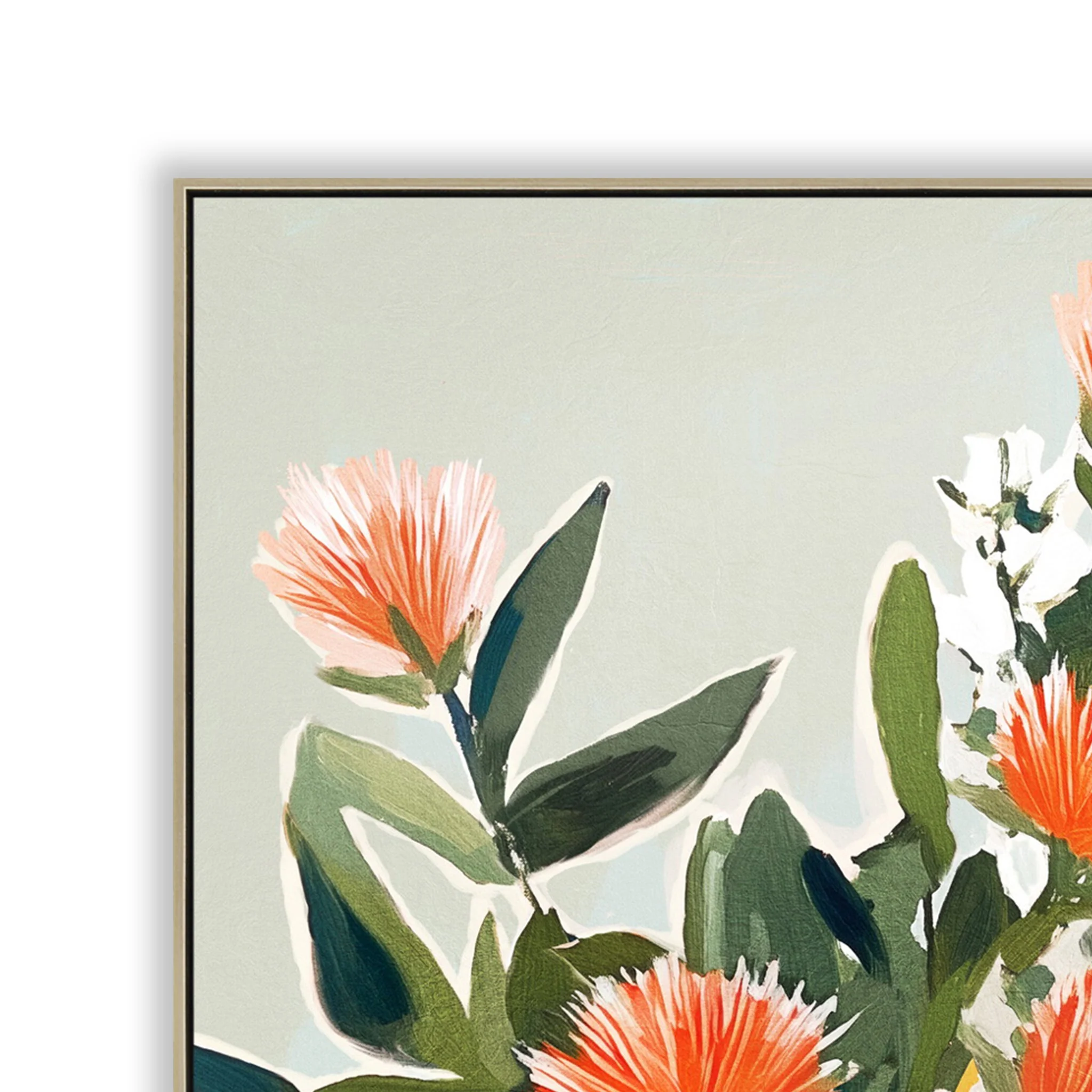 CAR12230-CLO 80 x 80cm Framed Canvas - Natural - Image 2