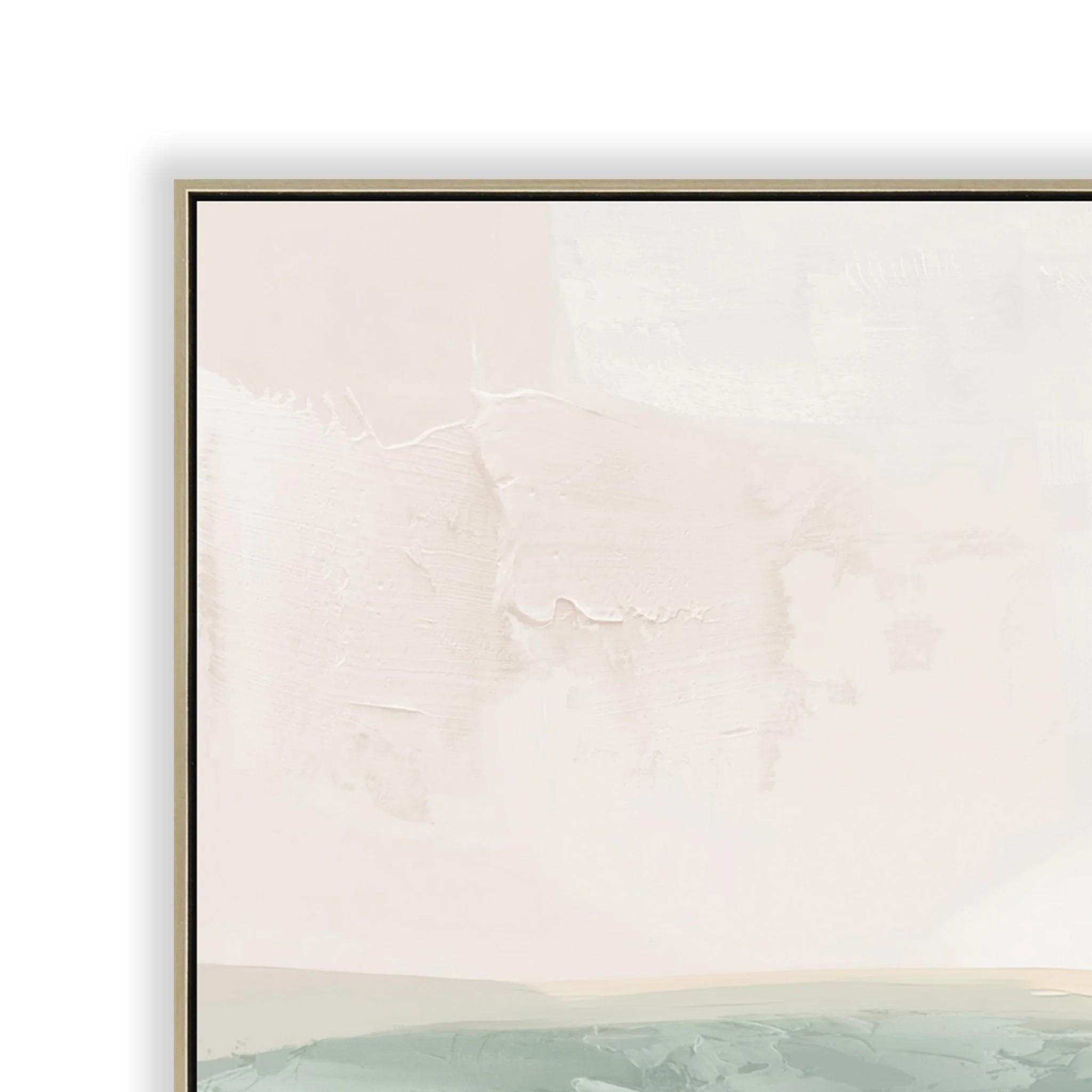 CAR12240-CLO 80 x 80cm Framed Canvas - Natural - Image 2