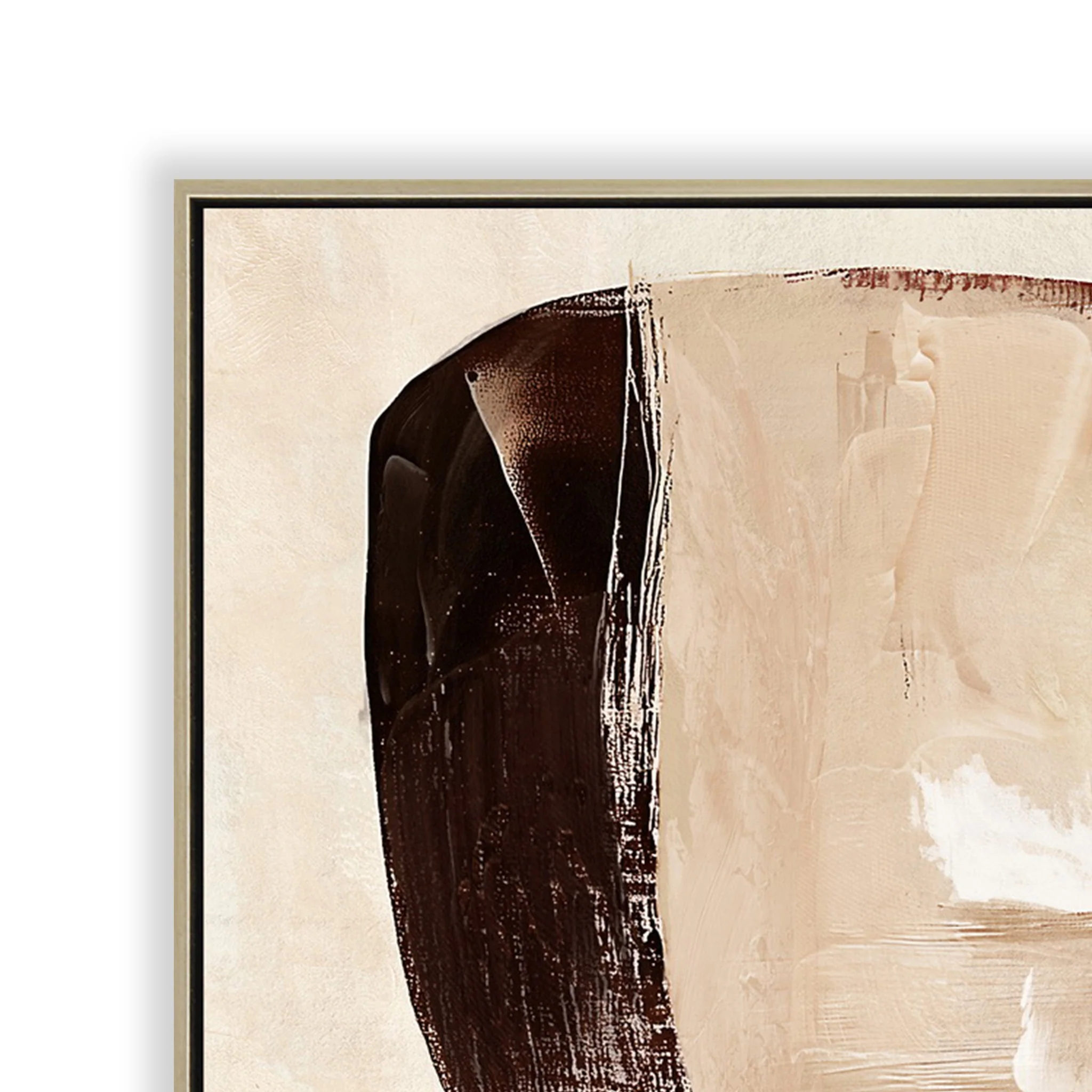 CAR12243-CLO 80 x 120cm Framed Canvas - Natural - Image 2