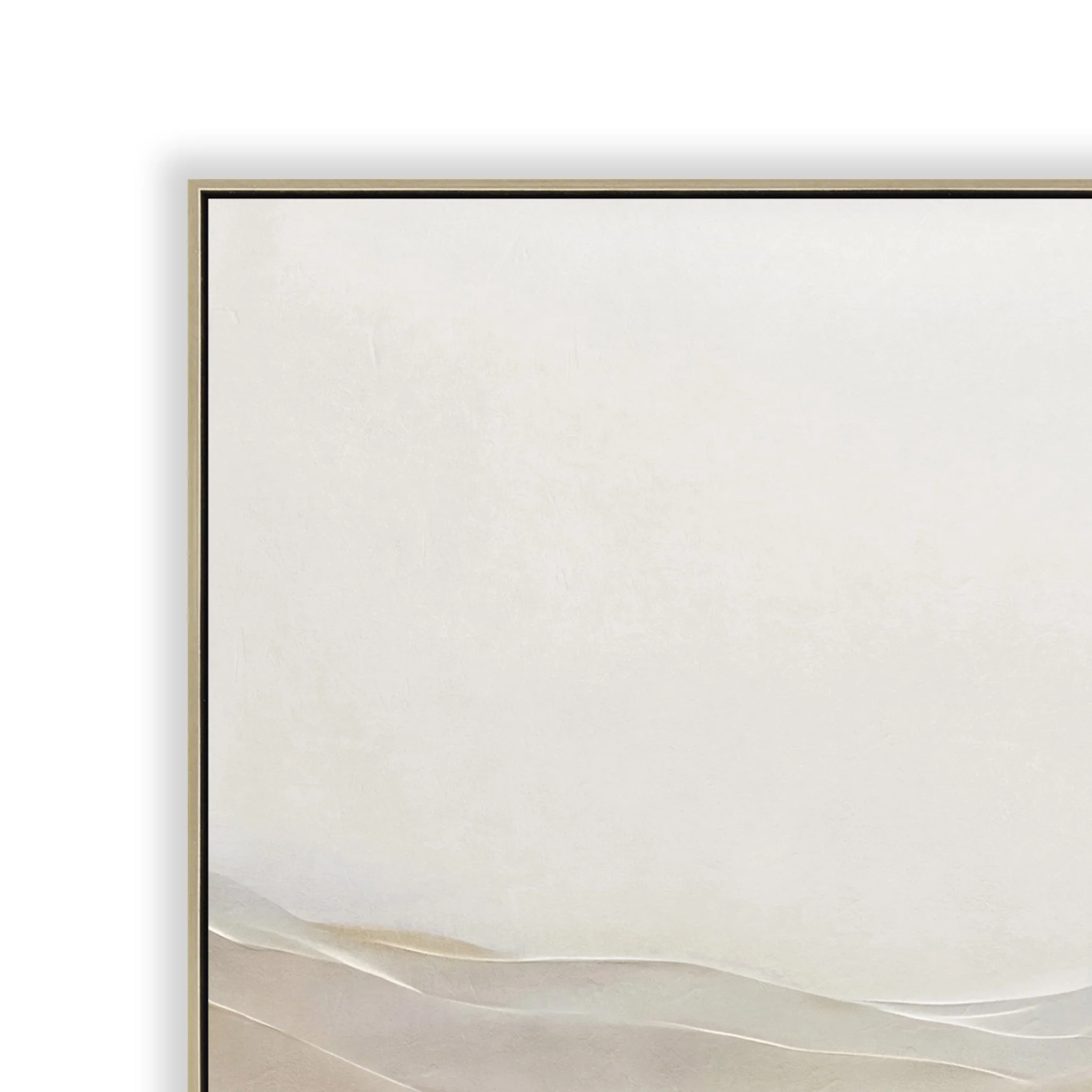 CAR12256-CLO 100 x 100cm Framed Canvas - Natural - Image 2