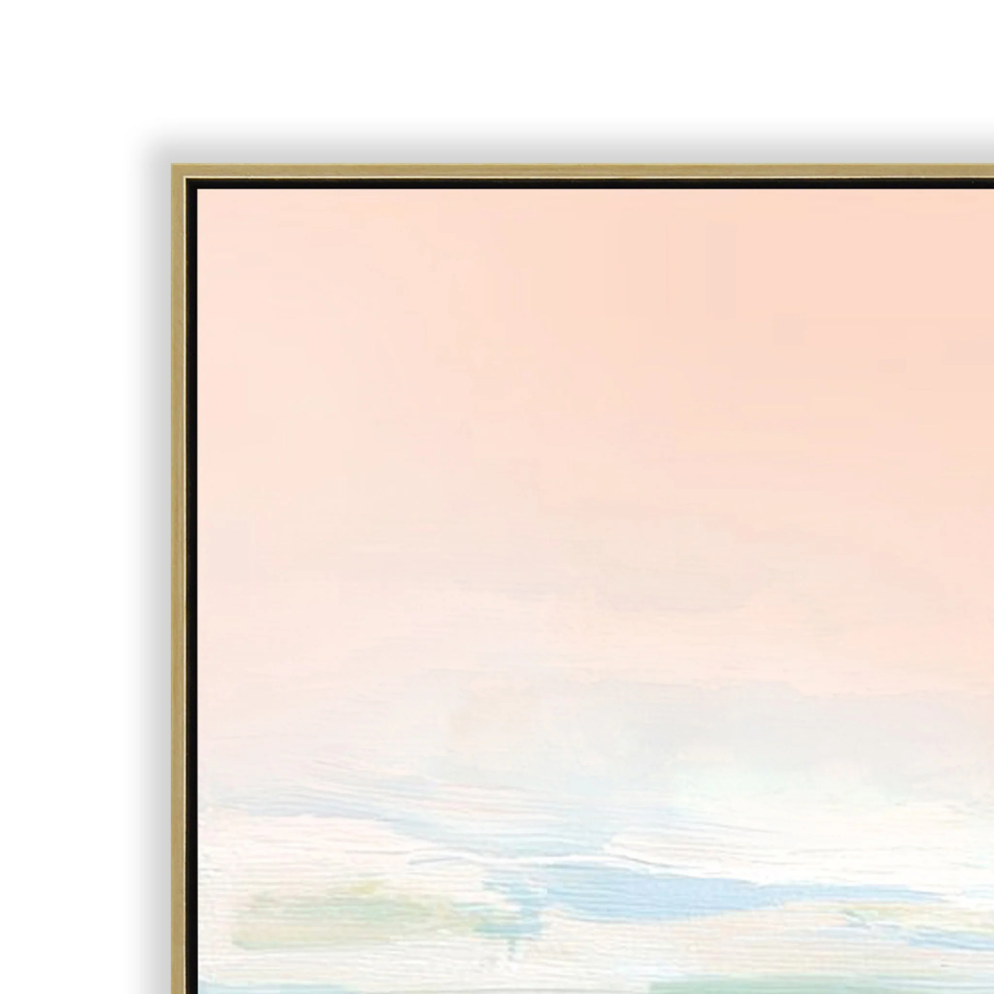 CAR12305-CLO 100 x 100cm Framed Canvas - Light Natural - Image 2
