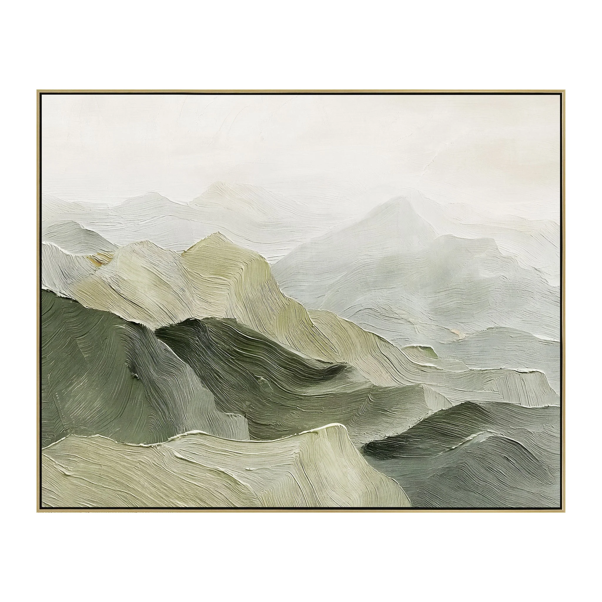 CAR12307-CLO 150 x 120cm Framed Canvas - Light Natural