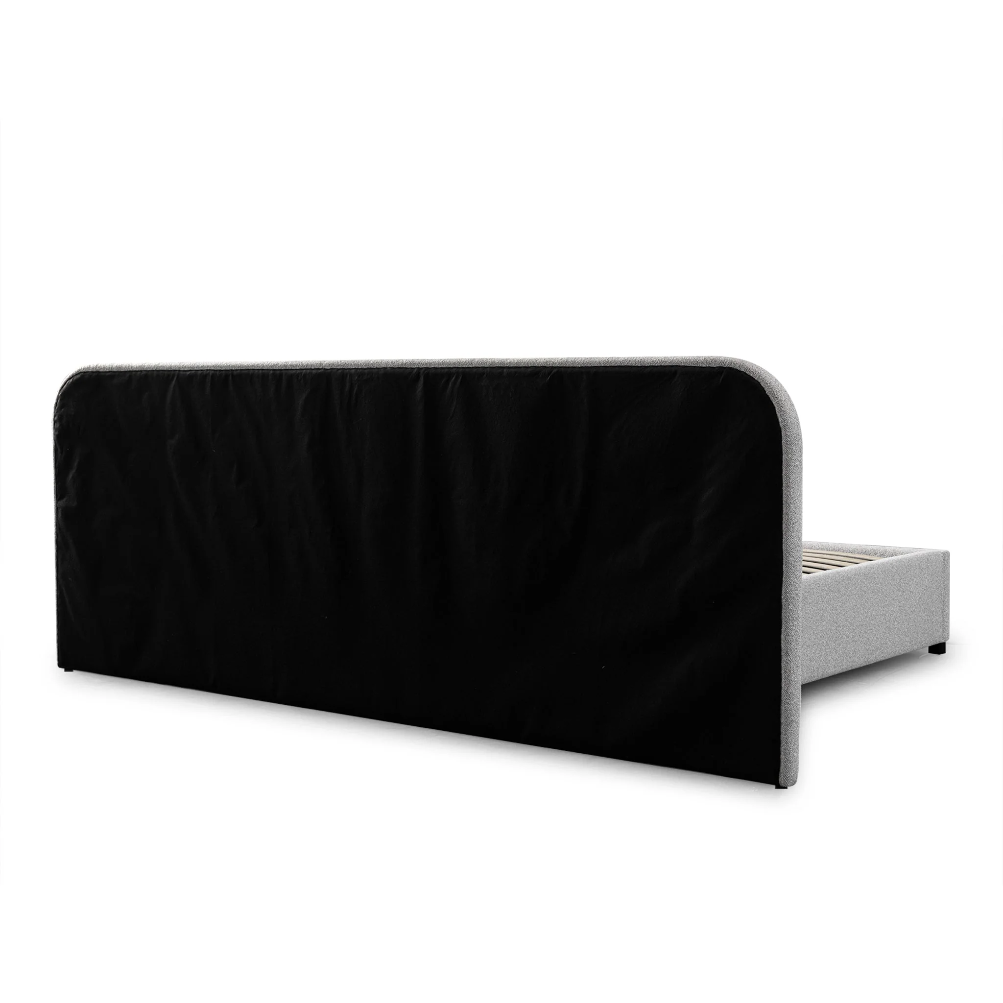CBD10048-MI King Sized Bed Frame - Clay Grey with storage - Image 12