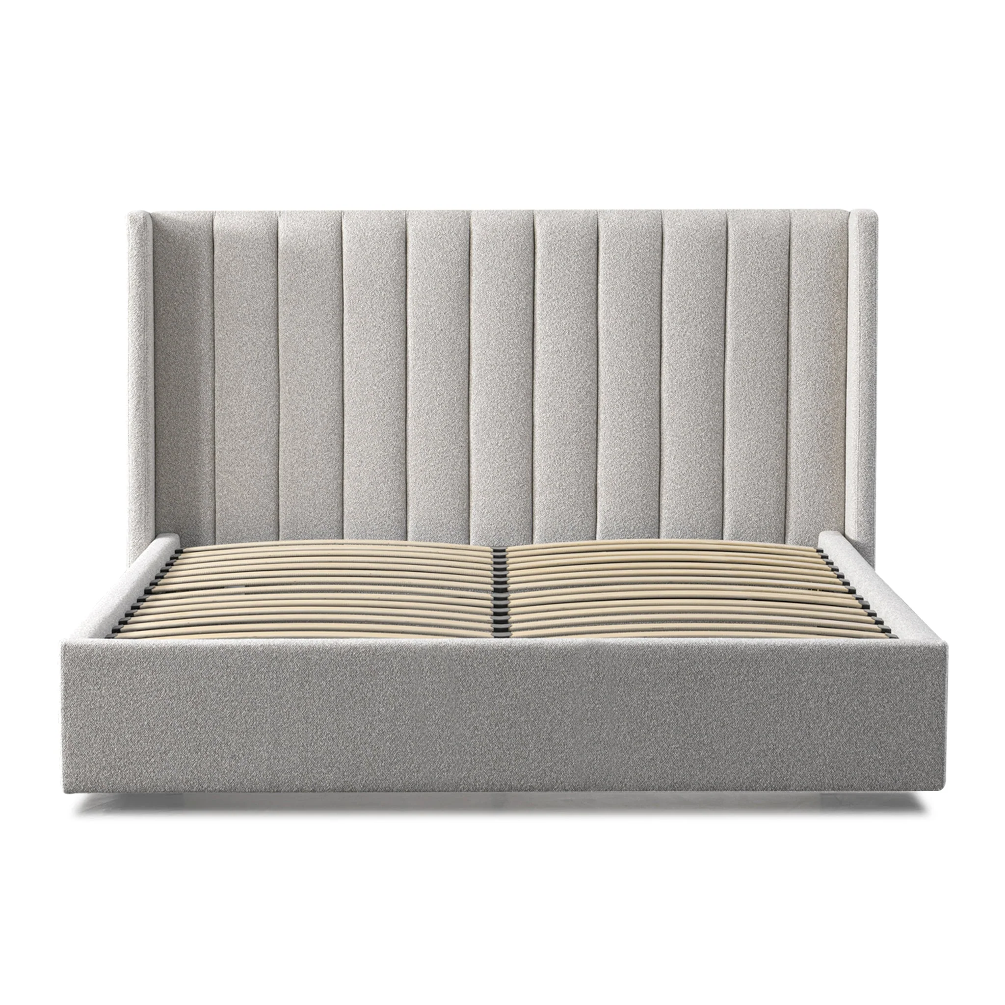 CBD10050-MI King Bed Frame - Wide Base in Clay Grey - Image 6