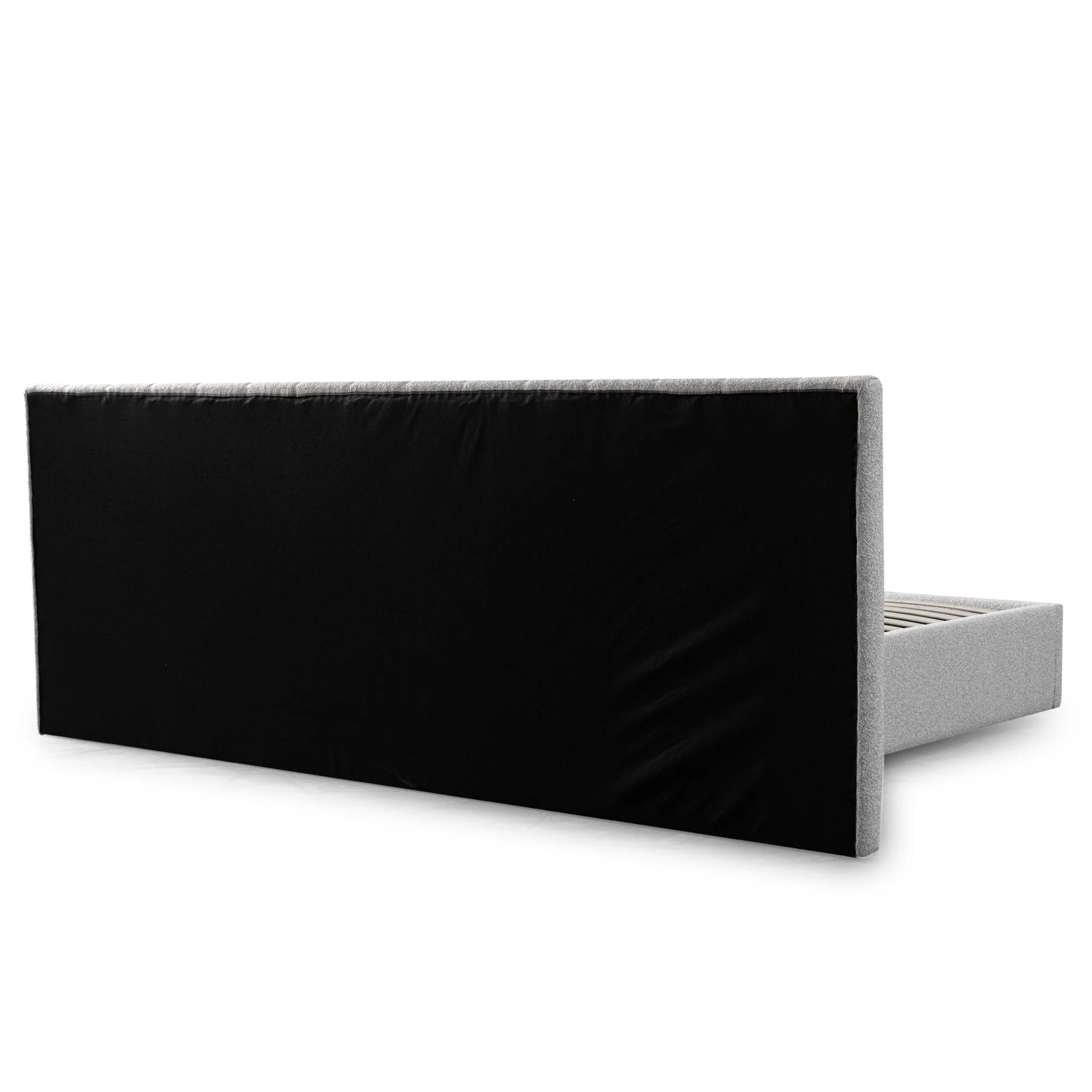 CBD10052-MI Wide Base King Sized Bed Frame - Clay Grey with Storage - Image 12