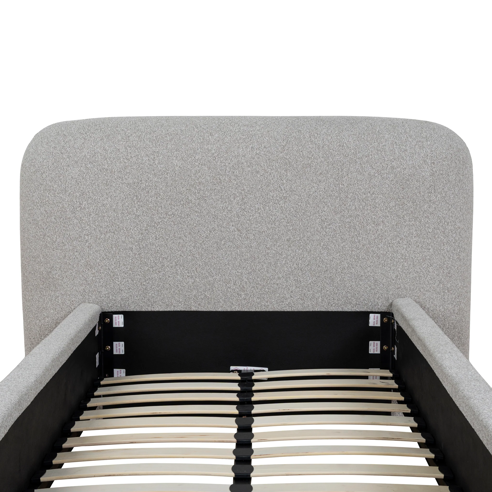 CBD10229-YO Single Bed Frame - Clay Grey - Image 6