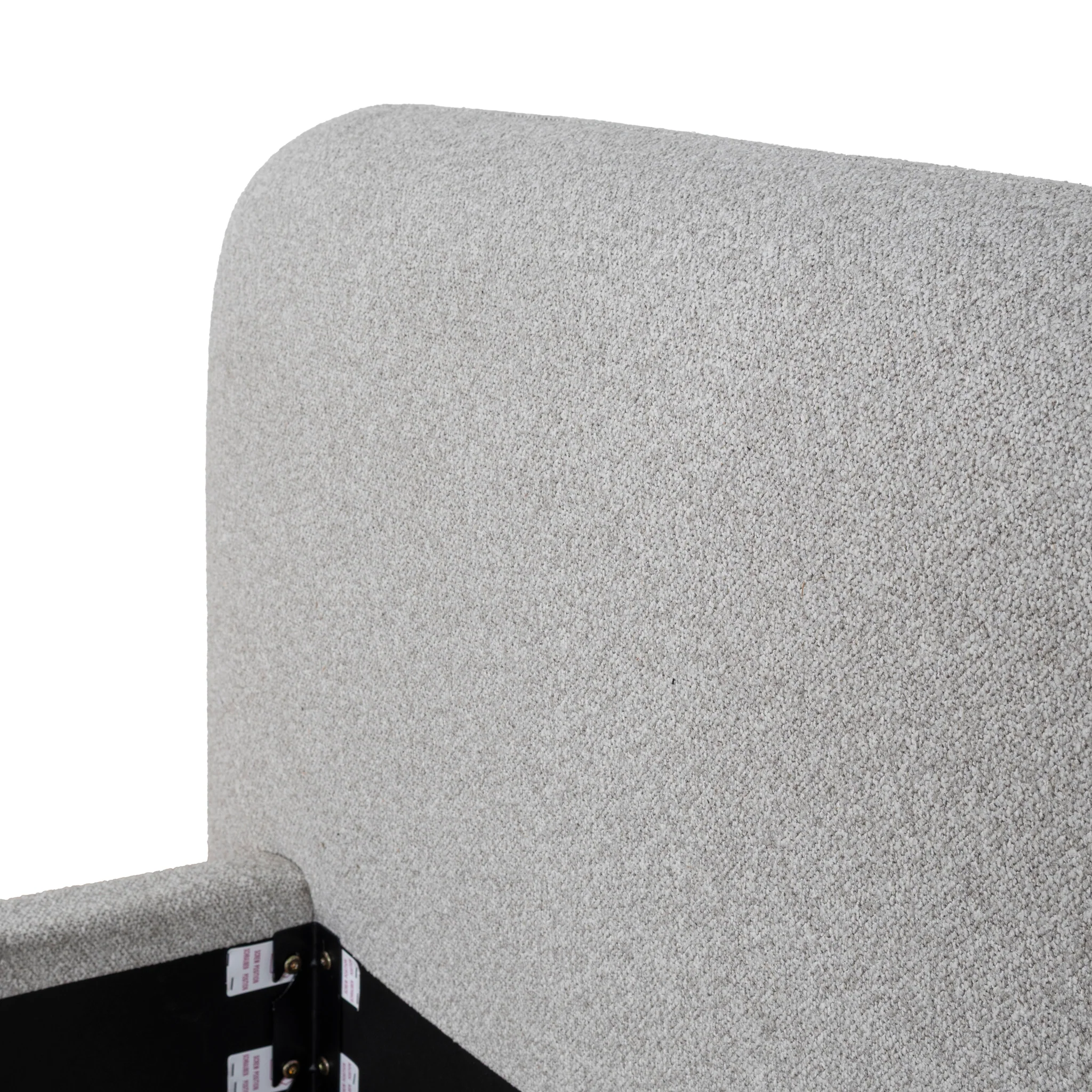 CBD10230-YO Queen Bed Frame - Clay Grey - Image 11