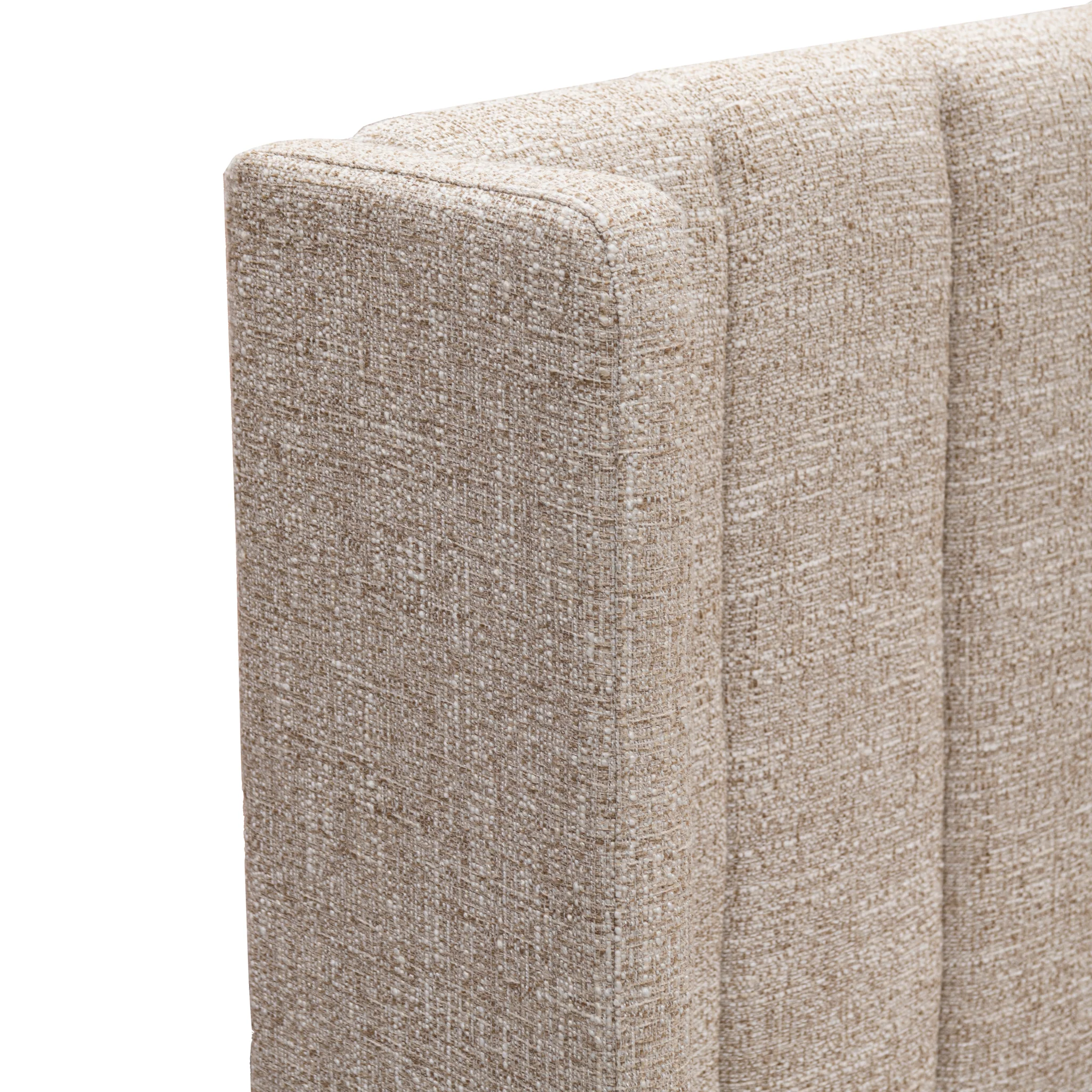 CBD10497-MI King Wide Base Bed Frame - Pale Beige - Image 10